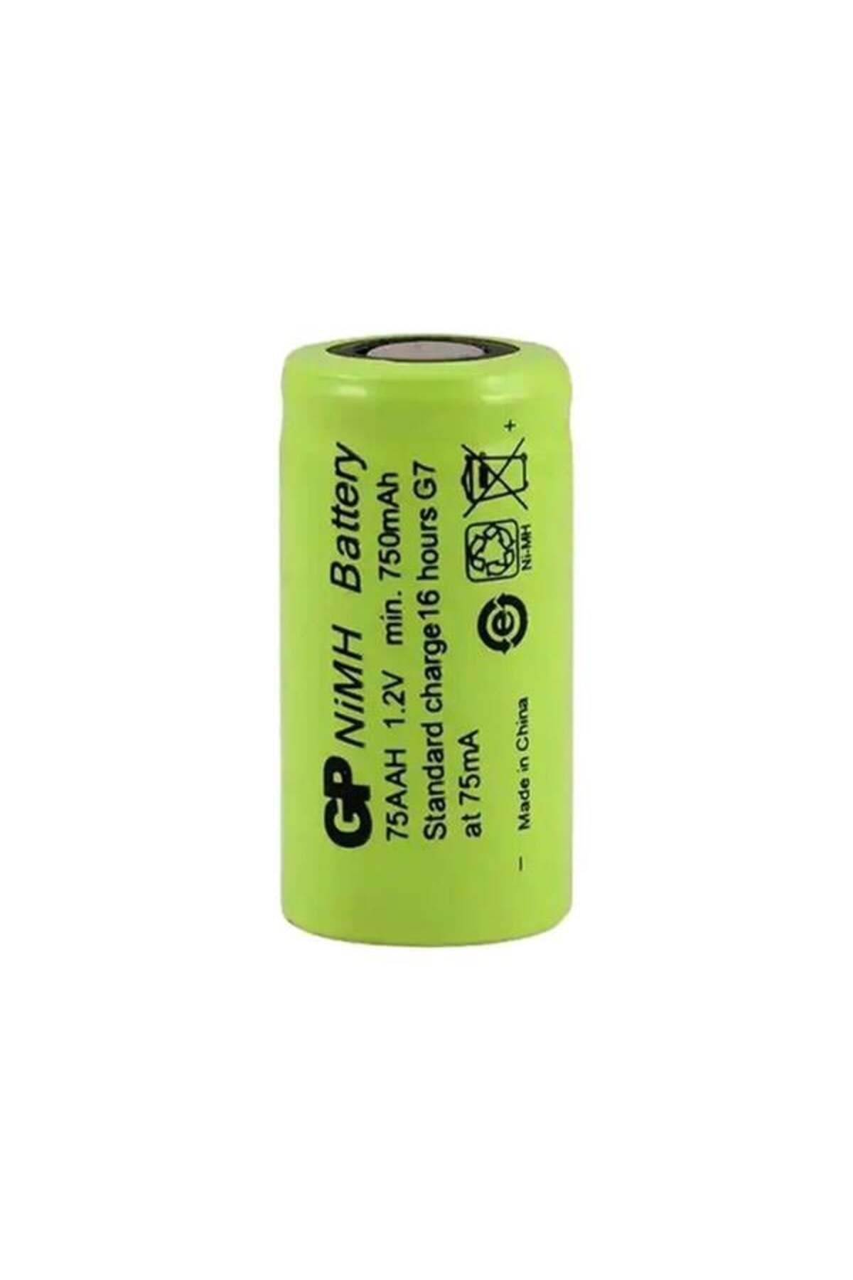 Pİ GLOBAL Gp 75 Ah 1.2 Volt 750 Mah 2/3Aa Ni-Mh Düz Kafa Pil