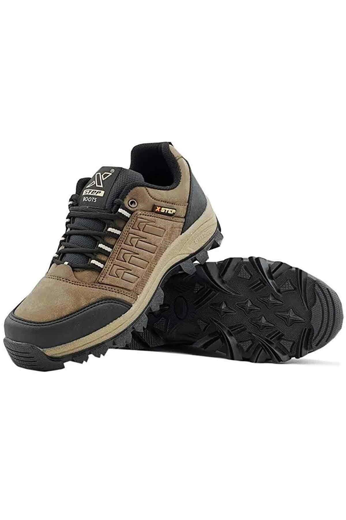 royalmoni Suya Soğuğa Dayanıklı Kaydırmaz Unisex Vizon Termo Taban Kışlık Trekking Kısa Bot