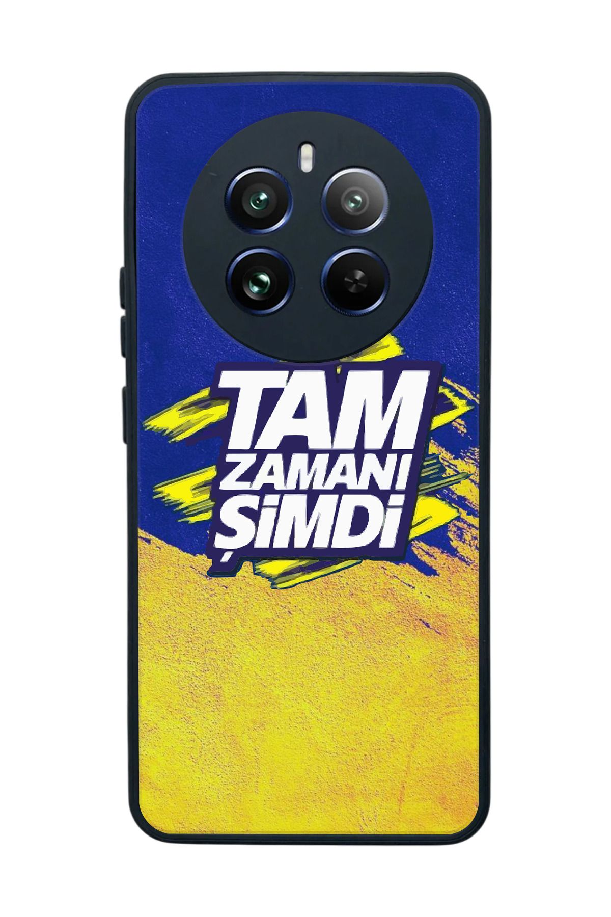 realme 12 Uyumlu Mat Siyah Kılıf – Yumuşak Silikon, Koruyucu, Şok Emici Kapak