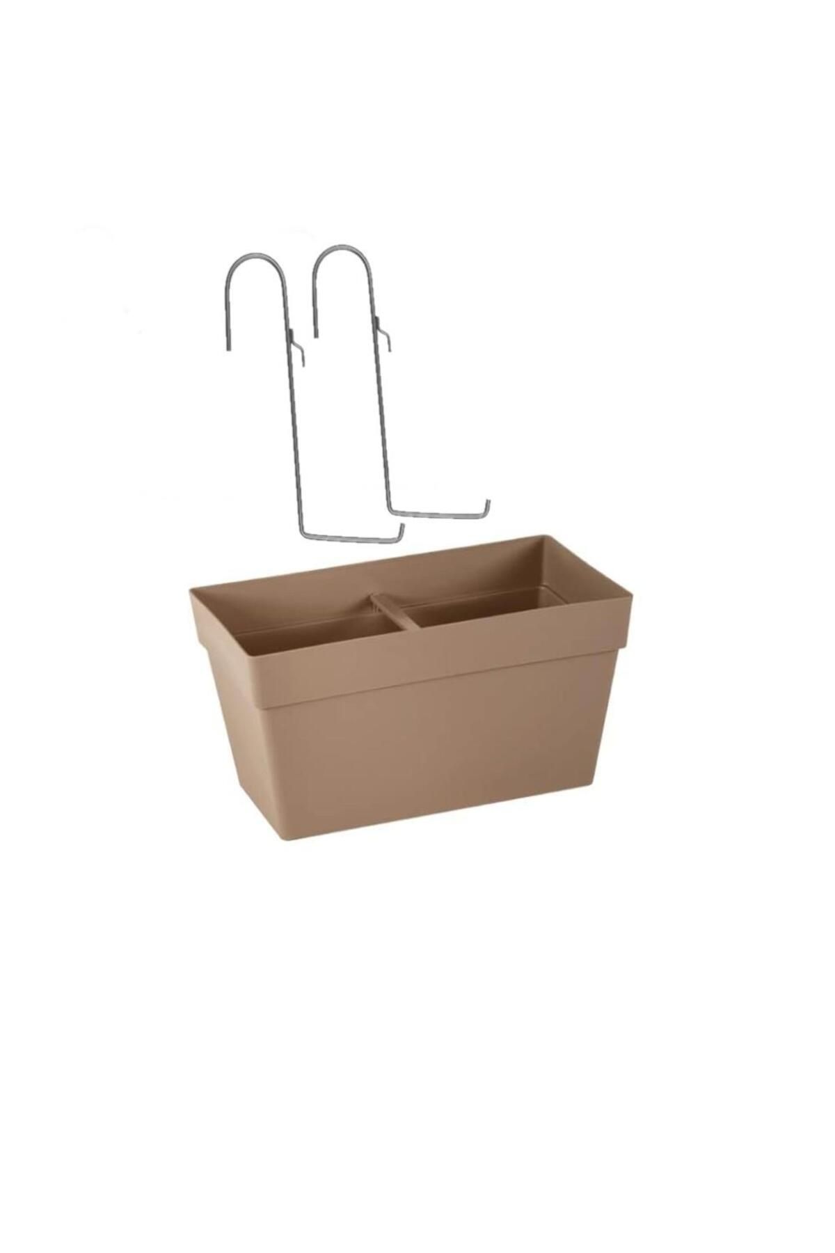 Omnipazar SO-YB01A Dekoratif Askılı Yalı Balkon Saksı 6.5 Litre No 1