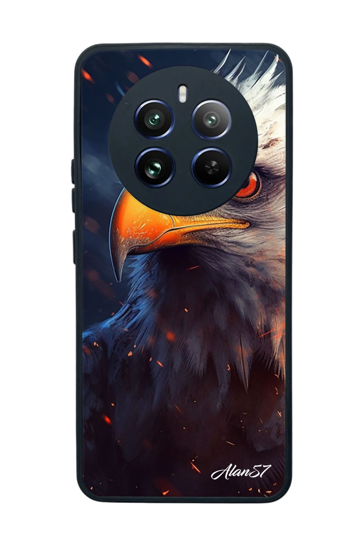 realme 12 Uyumlu Mat Siyah Kılıf – Yumuşak Silikon, Koruyucu, Şok Emici Kapak
