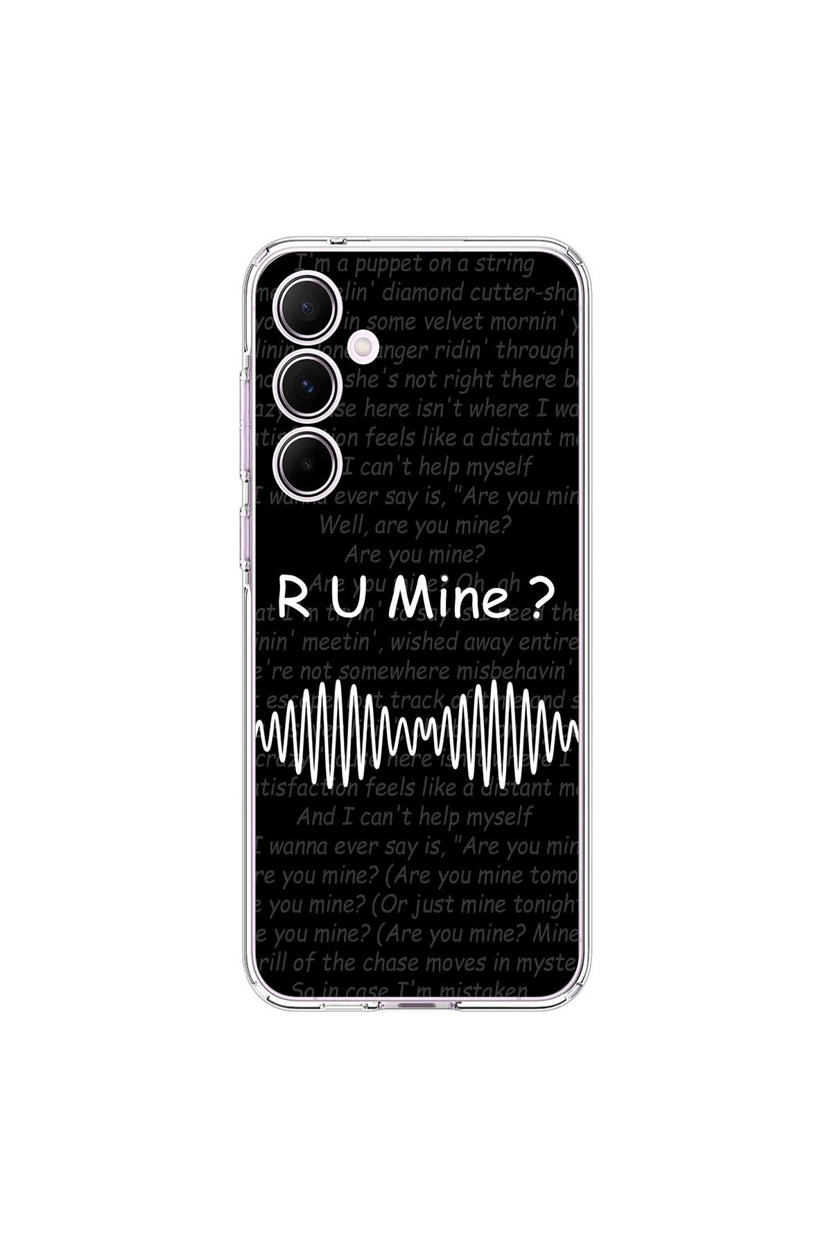 Dali Design Samsung Galaxy A55 Uyumlu Şeffaf Kılıf R U Mine Tasarımlı