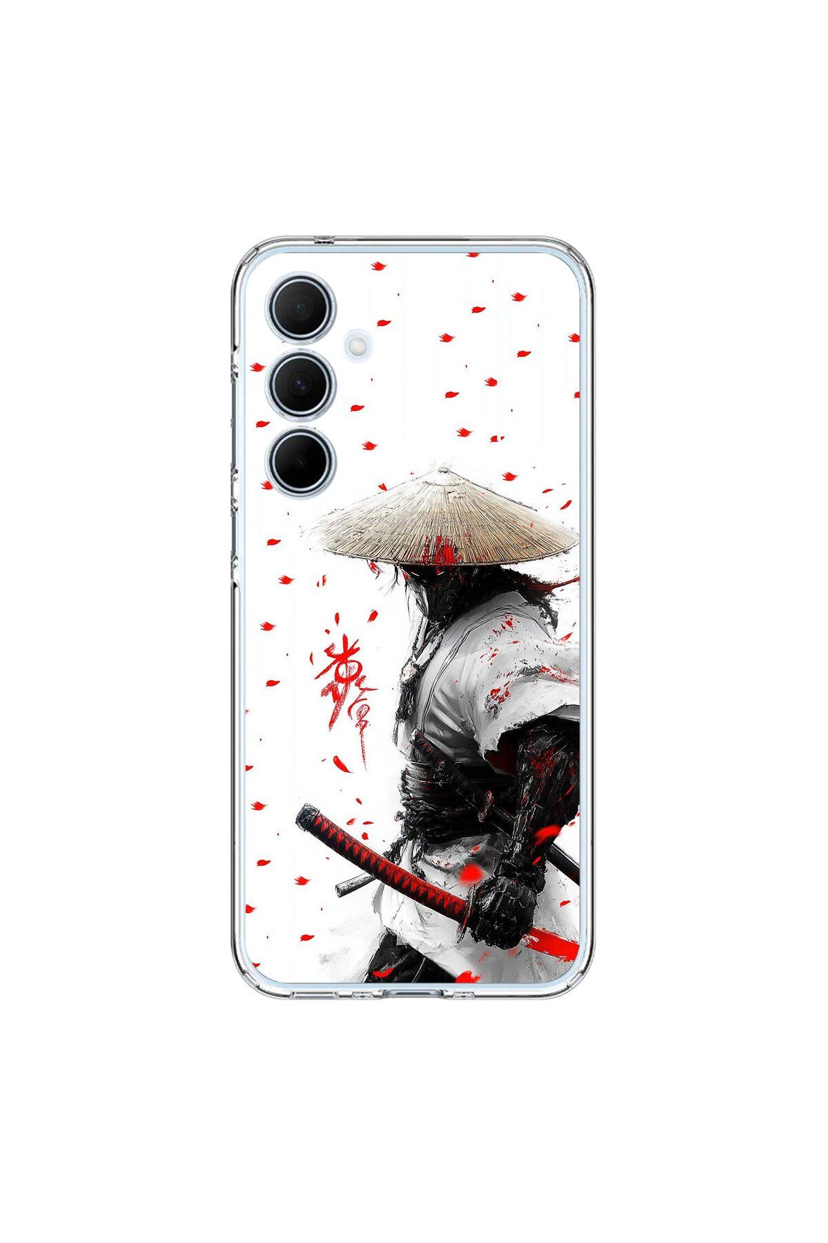 Dali Design Samsung Galaxy A35 Uyumlu Şeffaf Kılıf Samurai 1 Tasarımlı