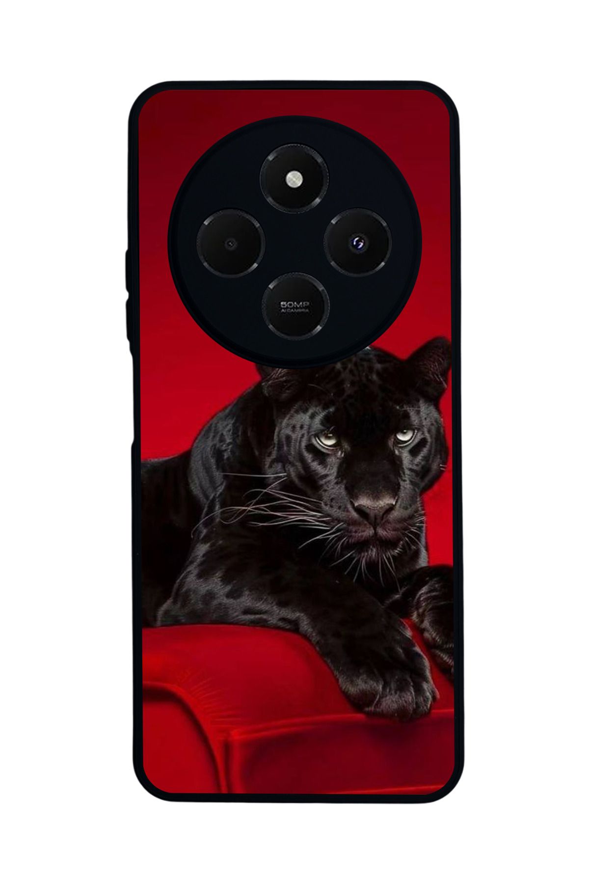 BGAKSESUAR Xiaomi Redmi 14C Mat Uyumlu Siyah Kılıf – Yumuşak Silikon, Koruyucu, Şok Emici Kapak