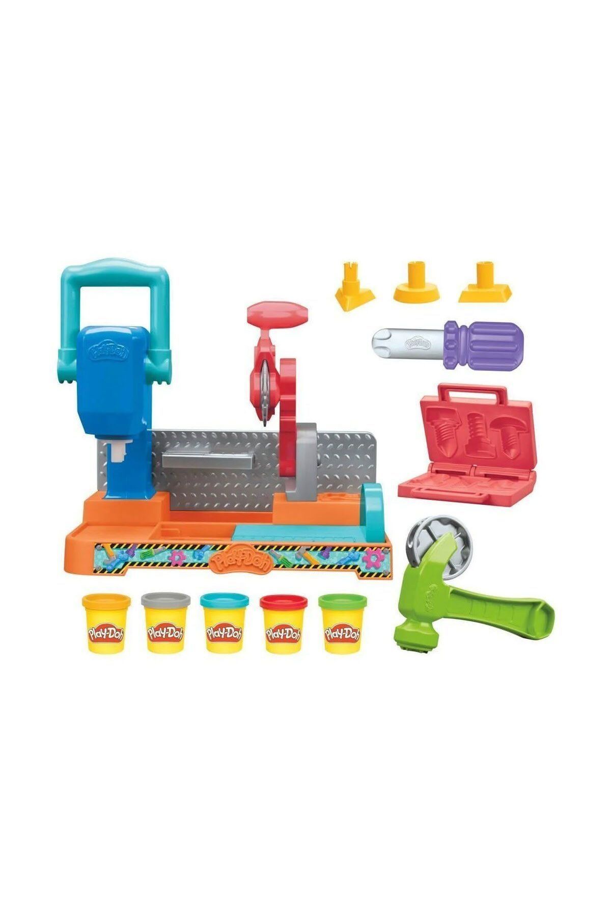 Mulvix Mullurg Urg01 F9141 Play-Doh Renkli El Aletleri Tezgahı Oyun Seti +3 Yaş (Muul)