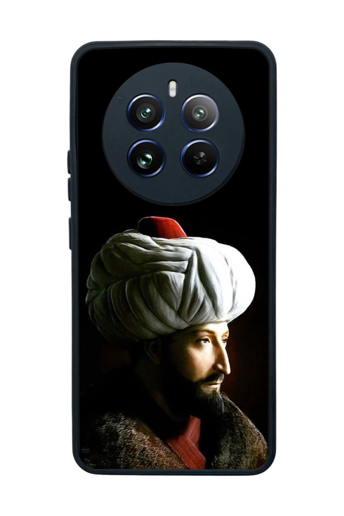 realme 12 Uyumlu Mat Siyah Kılıf – Yumuşak Silikon, Koruyucu, Şok Emici Kapak