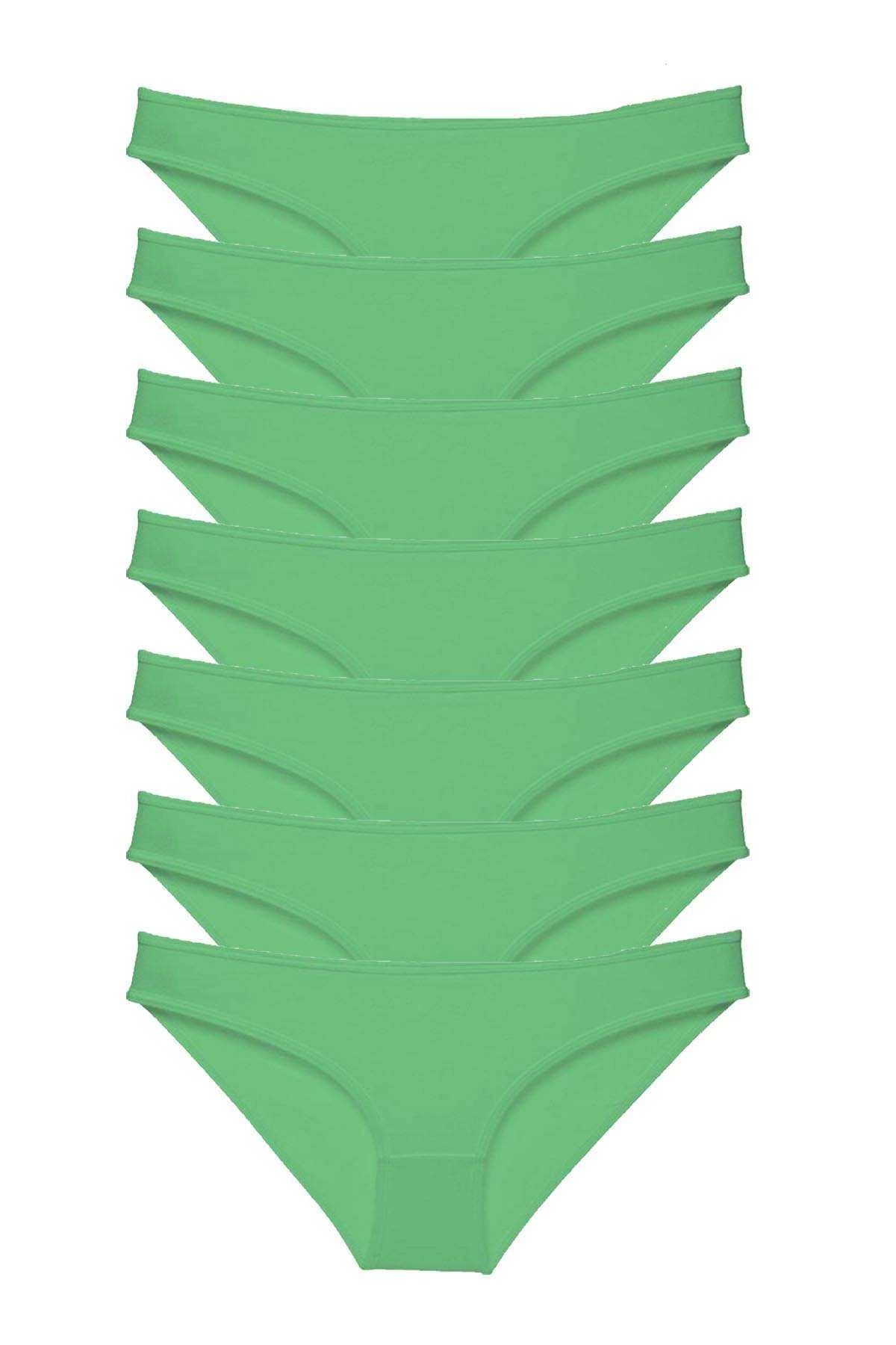 Omarı Seksi ve Rahat Yeşil Slip Külot Seti