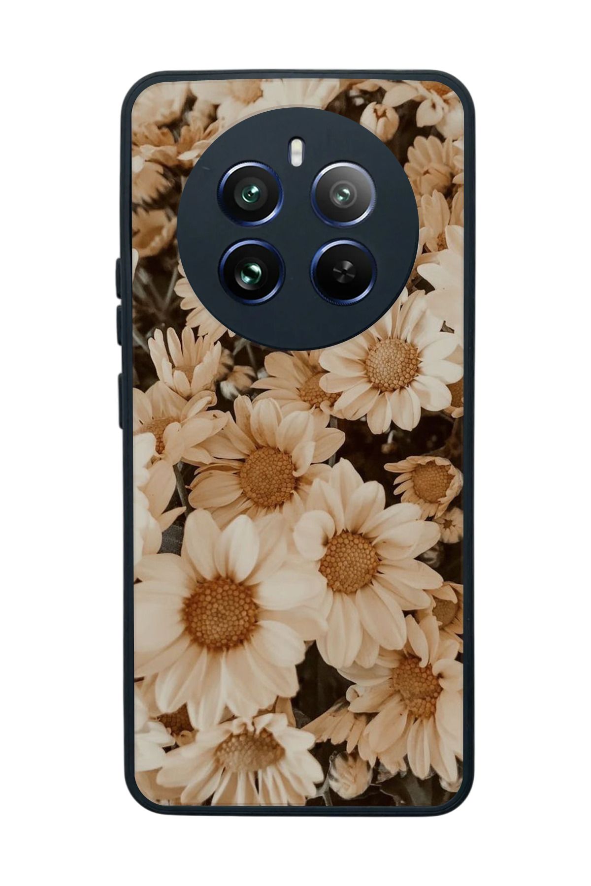 realme 12 Uyumlu Mat Siyah Kılıf – Yumuşak Silikon, Koruyucu, Şok Emici Kapak