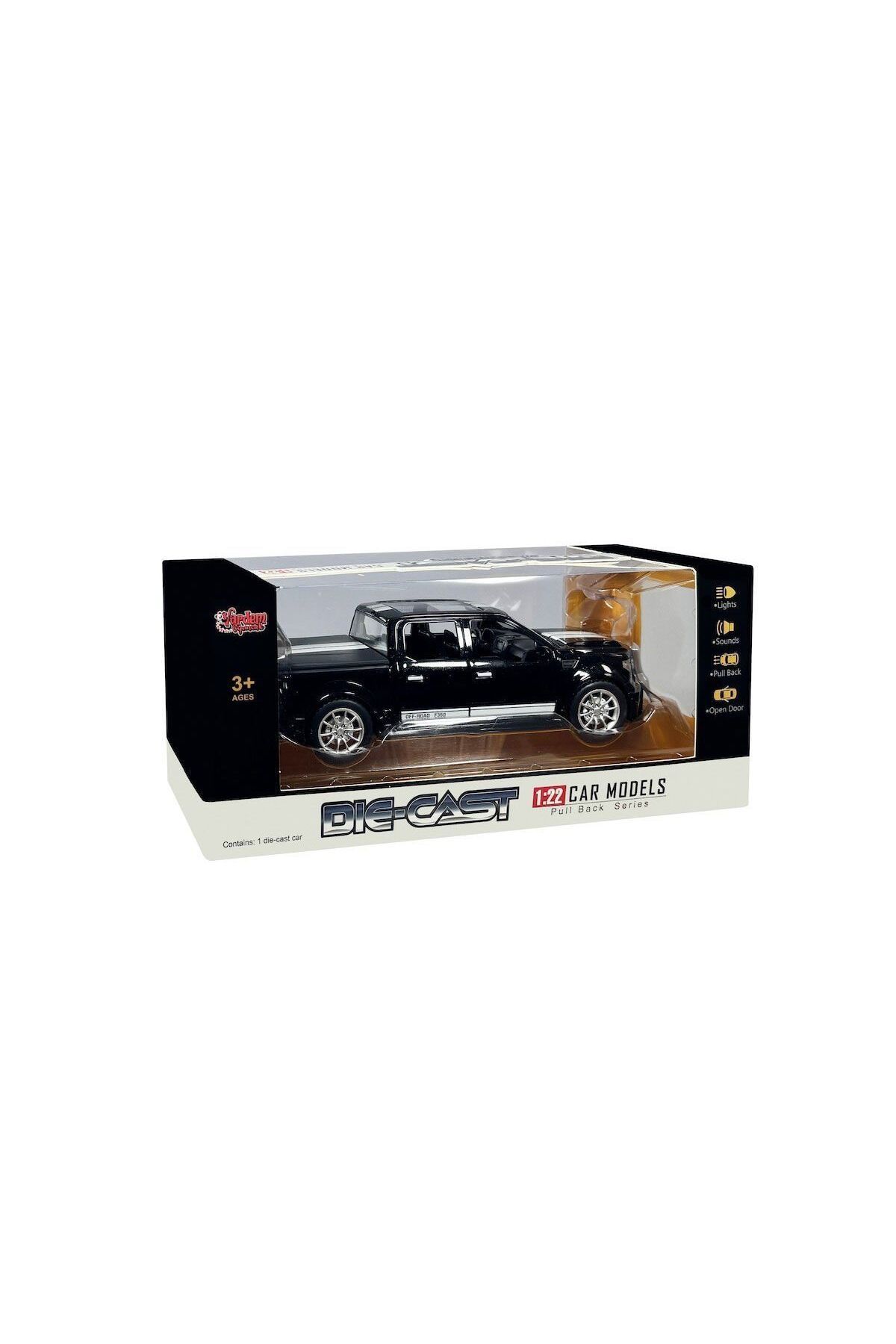 Mulvix Mullurg Urg01 Hcl-903 Çek Bırak 1:22 Sesli Ve Işıklı Arazi Metal Pikap - (Muul)