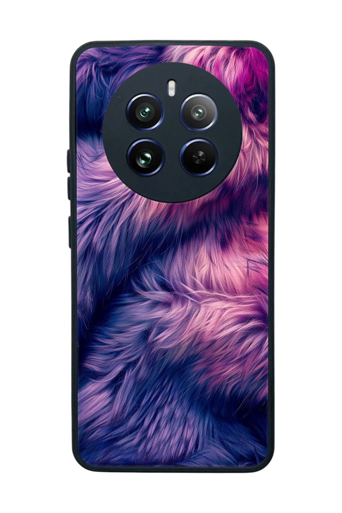 realme 12 Uyumlu Mat Siyah Kılıf – Yumuşak Silikon, Koruyucu, Şok Emici Kapak