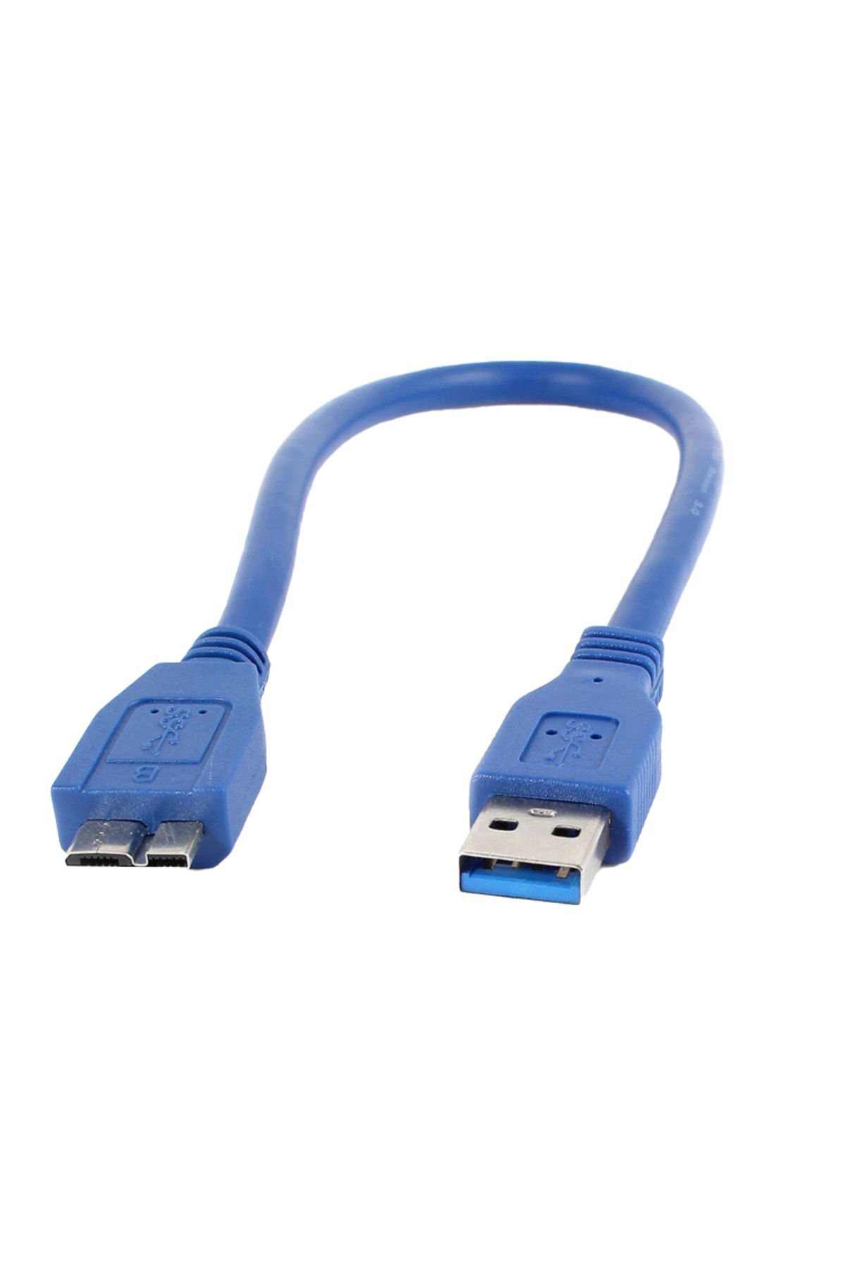 POEBGO FAMİLY'S USB 3.0 MAVİ 30 CM DATA MICRO USB KABLOSU (5162)