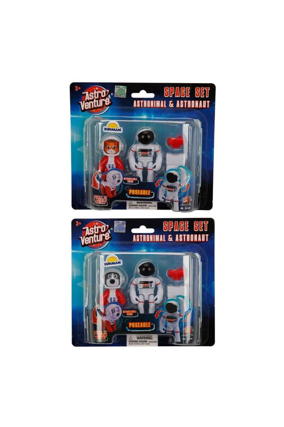 BYR Fırsat Byr Astro Venture Space Set: Astronimals & Astronaut Yeni