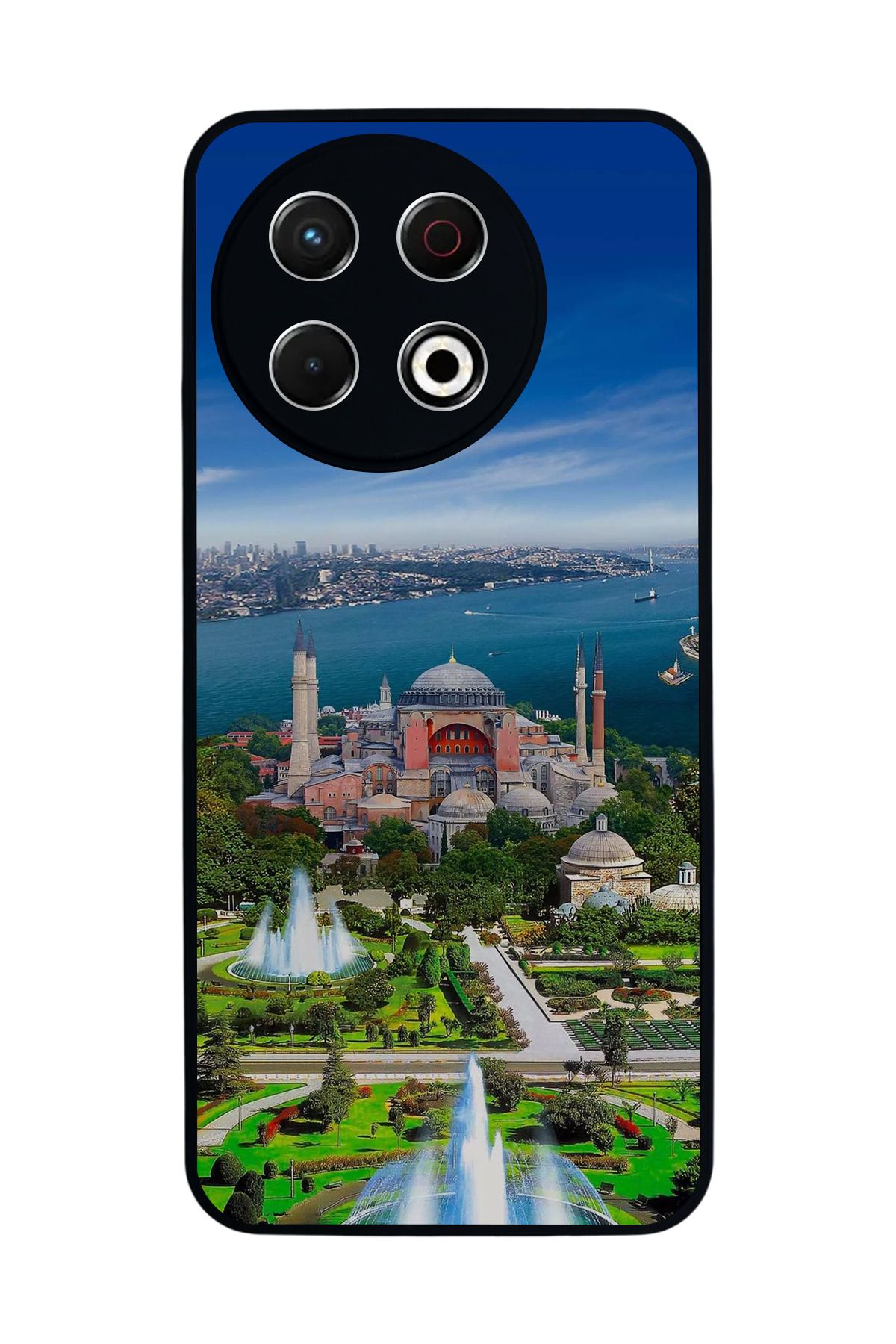 TECNO Spark 30 Pro Mat Siyah Kılıf – Yumuşak Silikon, Koruyucu, Şok Emici Kapak