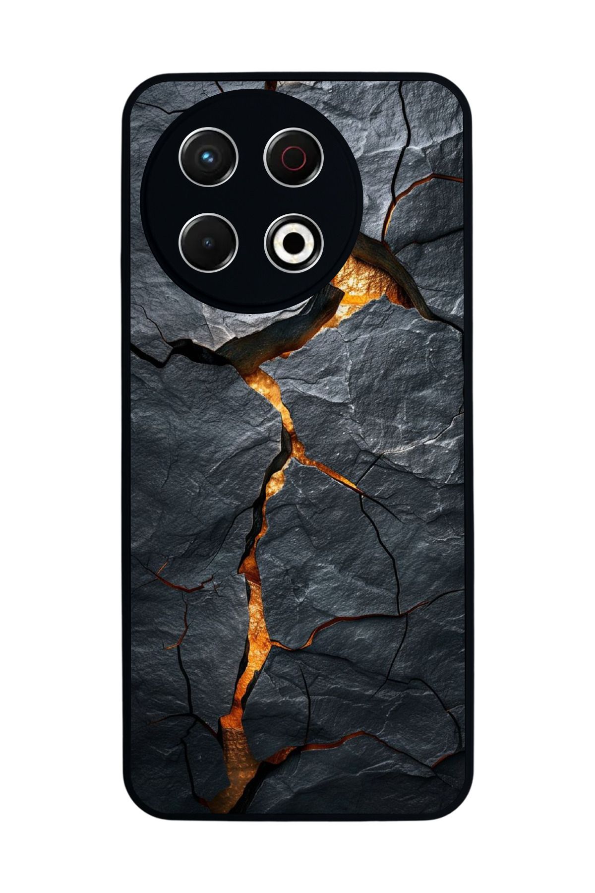 TECNO Spark 30 Pro Mat Siyah Kılıf – Yumuşak Silikon, Koruyucu, Şok Emici Kapak