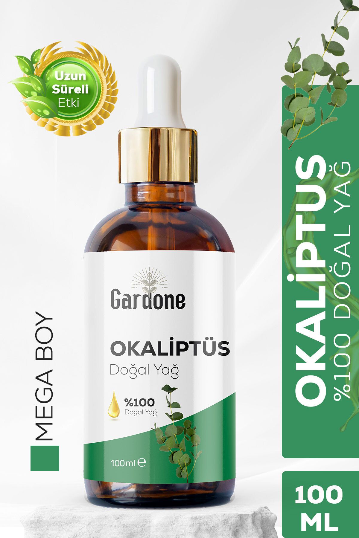 Gardone Okaliptüs Yağı Soğuk Sıkım %100 Saf ve Doğal Eucalyptus 100ml