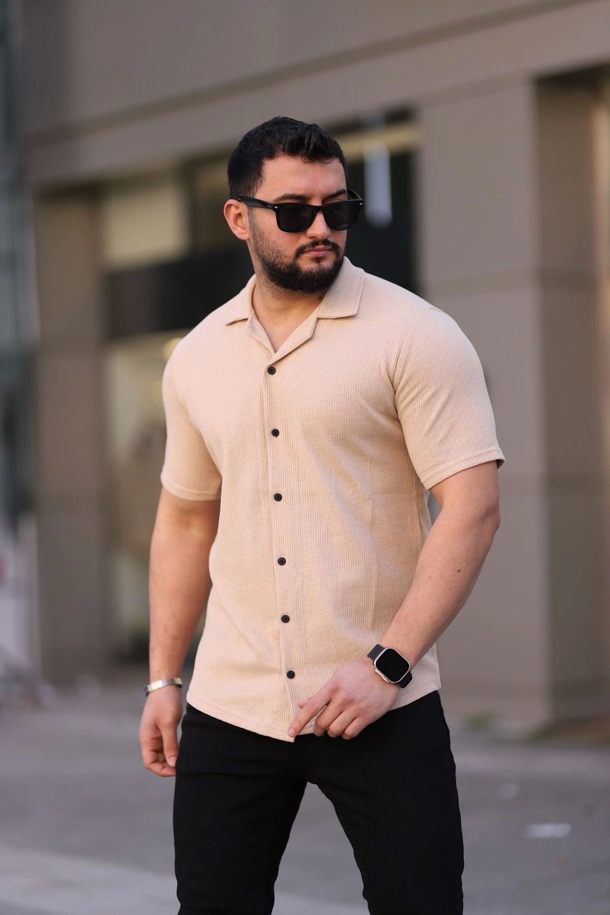 LC Waikiki LCWAIKIK kısa kol gömlek erkek giyim için hediyelik ürün şık ve kaliteli bir işçiliğe sahiptir.