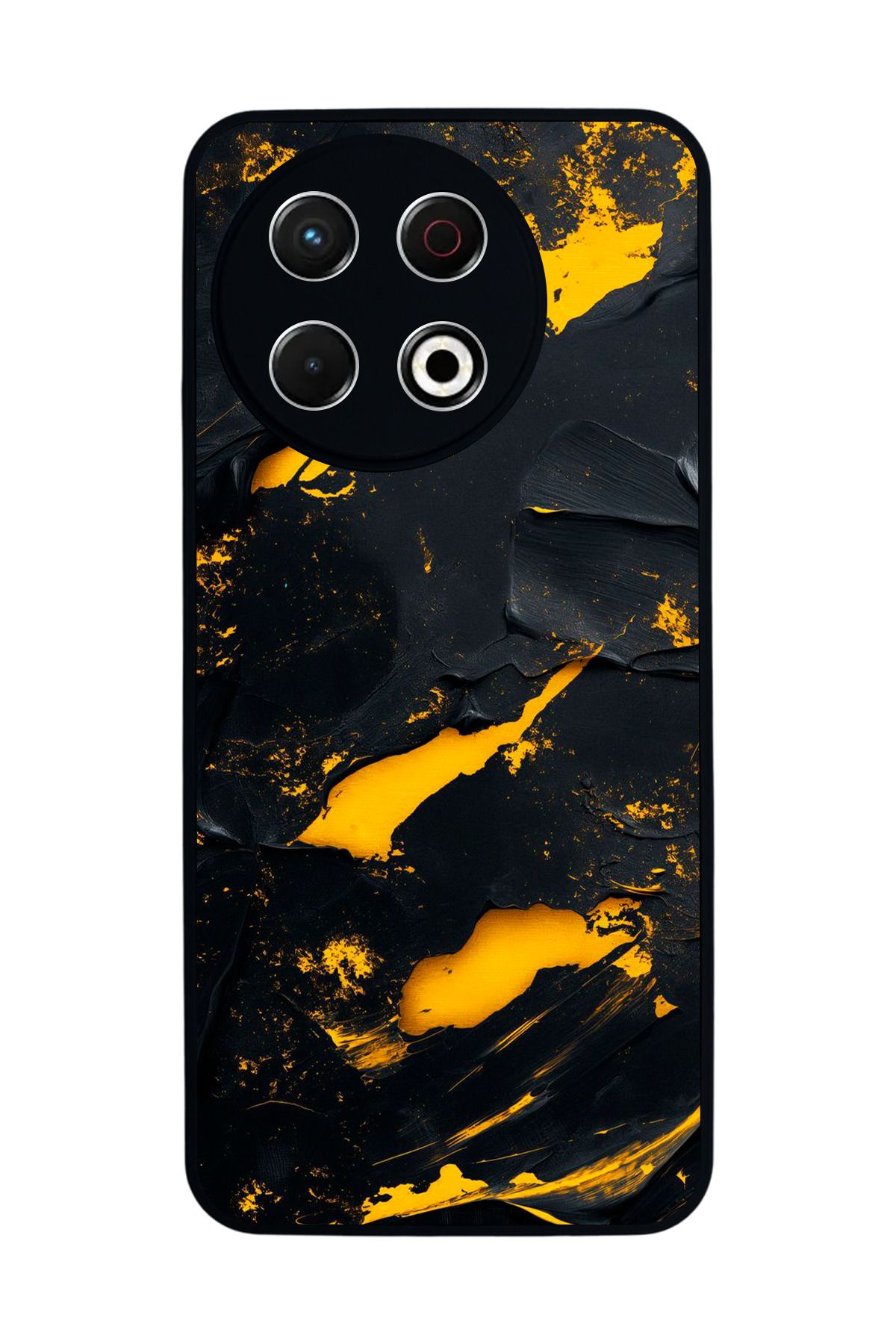 TECNO Spark 30 Pro Mat Siyah Kılıf – Yumuşak Silikon, Koruyucu, Şok Emici Kapak