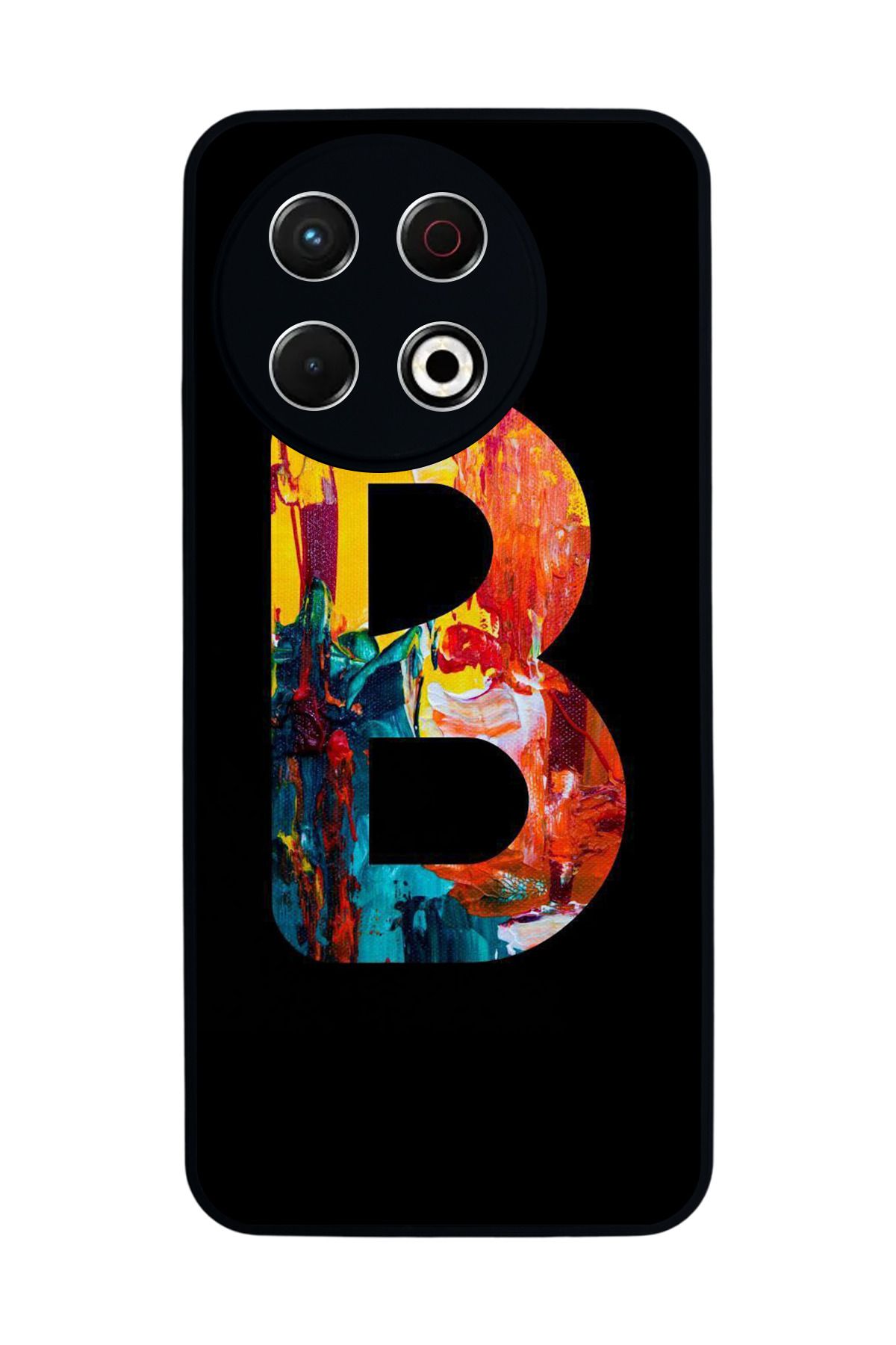 TECNO Spark 30 Pro Mat Siyah Kılıf – Yumuşak Silikon, Koruyucu, Şok Emici Kapak
