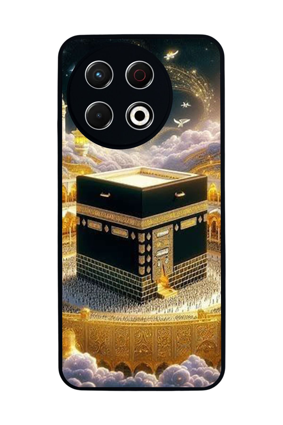 TECNO Spark 30 Pro Mat Siyah Kılıf – Yumuşak Silikon, Koruyucu, Şok Emici Kapak