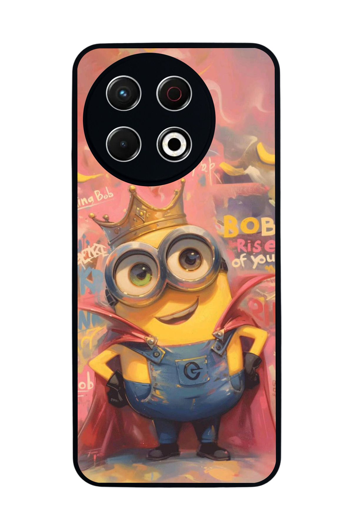 TECNO Spark 30 Pro Mat Siyah Kılıf – Yumuşak Silikon, Koruyucu, Şok Emici Kapak