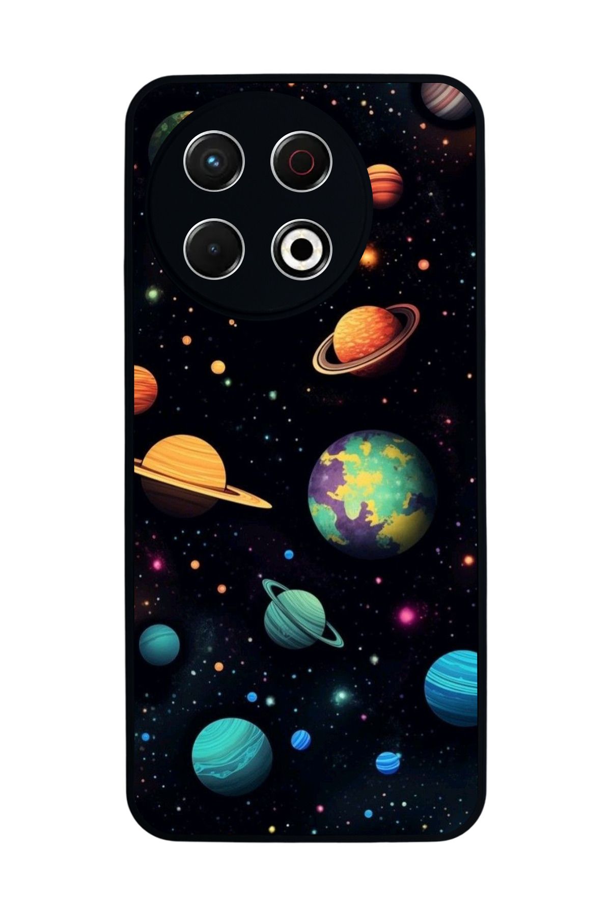 TECNO Spark 30 Pro Mat Siyah Kılıf – Yumuşak Silikon, Koruyucu, Şok Emici Kapak