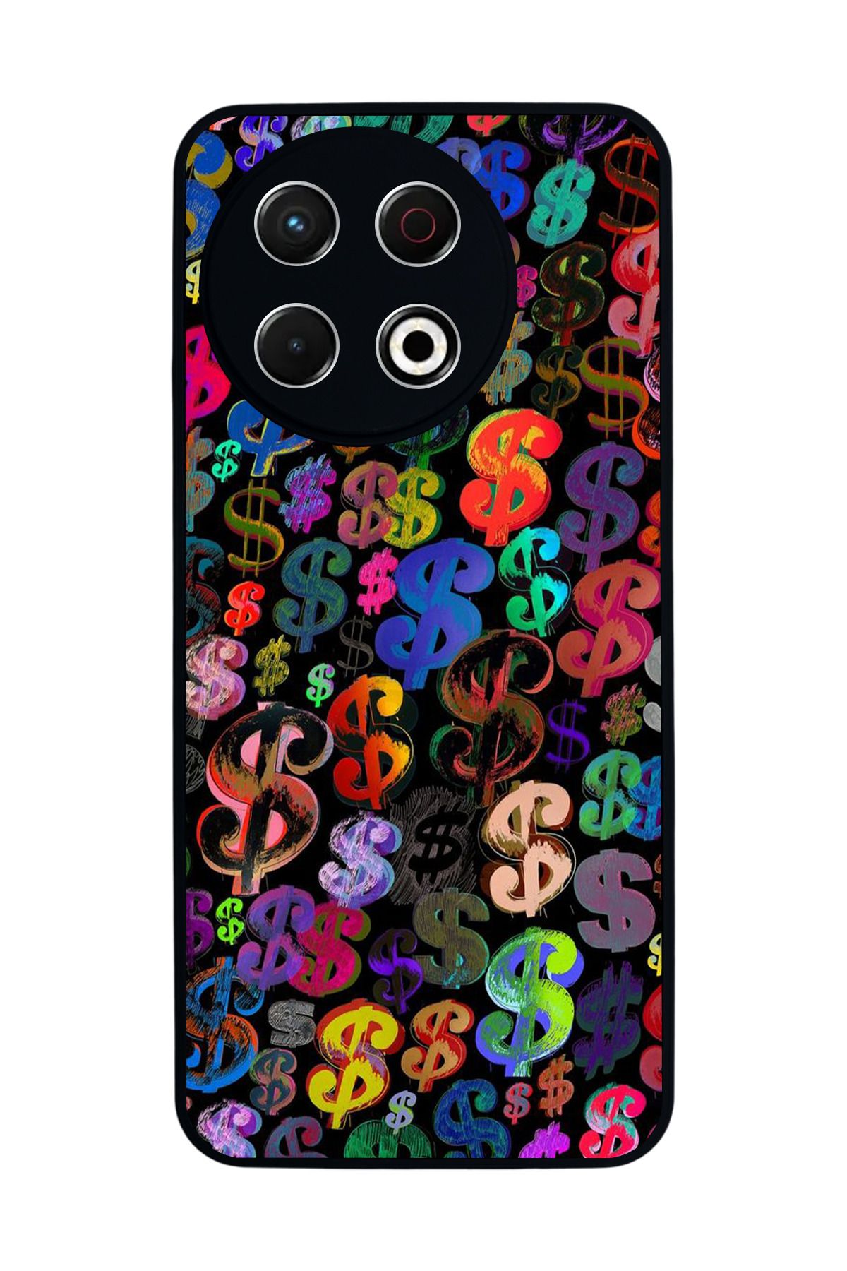 TECNO Spark 30 Pro Mat Siyah Kılıf – Yumuşak Silikon, Koruyucu, Şok Emici Kapak