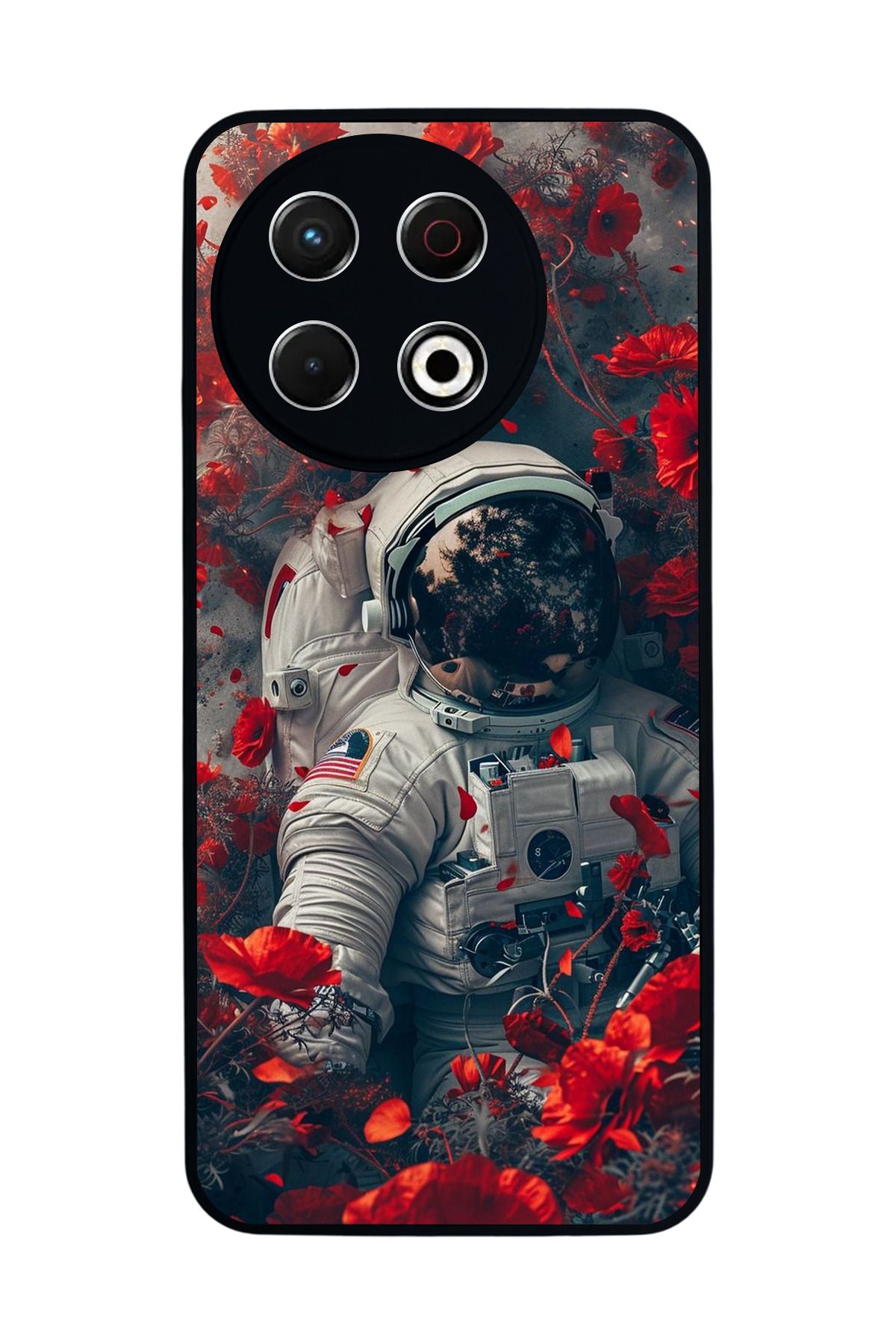 TECNO Spark 30 Pro Mat Siyah Kılıf – Yumuşak Silikon, Koruyucu, Şok Emici Kapak