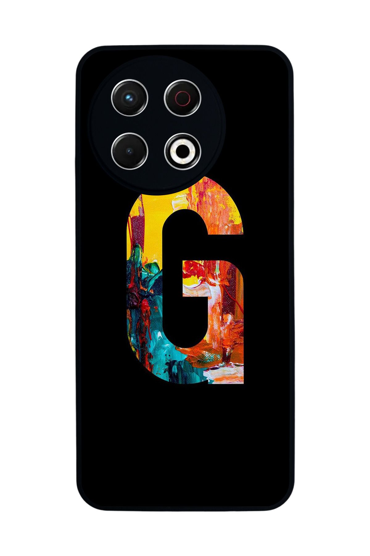 TECNO Spark 30 Pro Mat Siyah Kılıf – Yumuşak Silikon, Koruyucu, Şok Emici Kapak