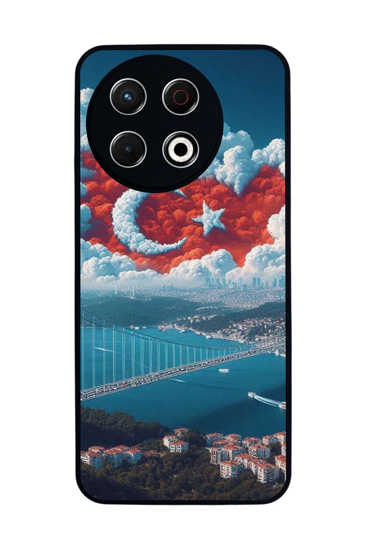 TECNO Spark 30 Pro Mat Siyah Kılıf – Yumuşak Silikon, Koruyucu, Şok Emici Kapak