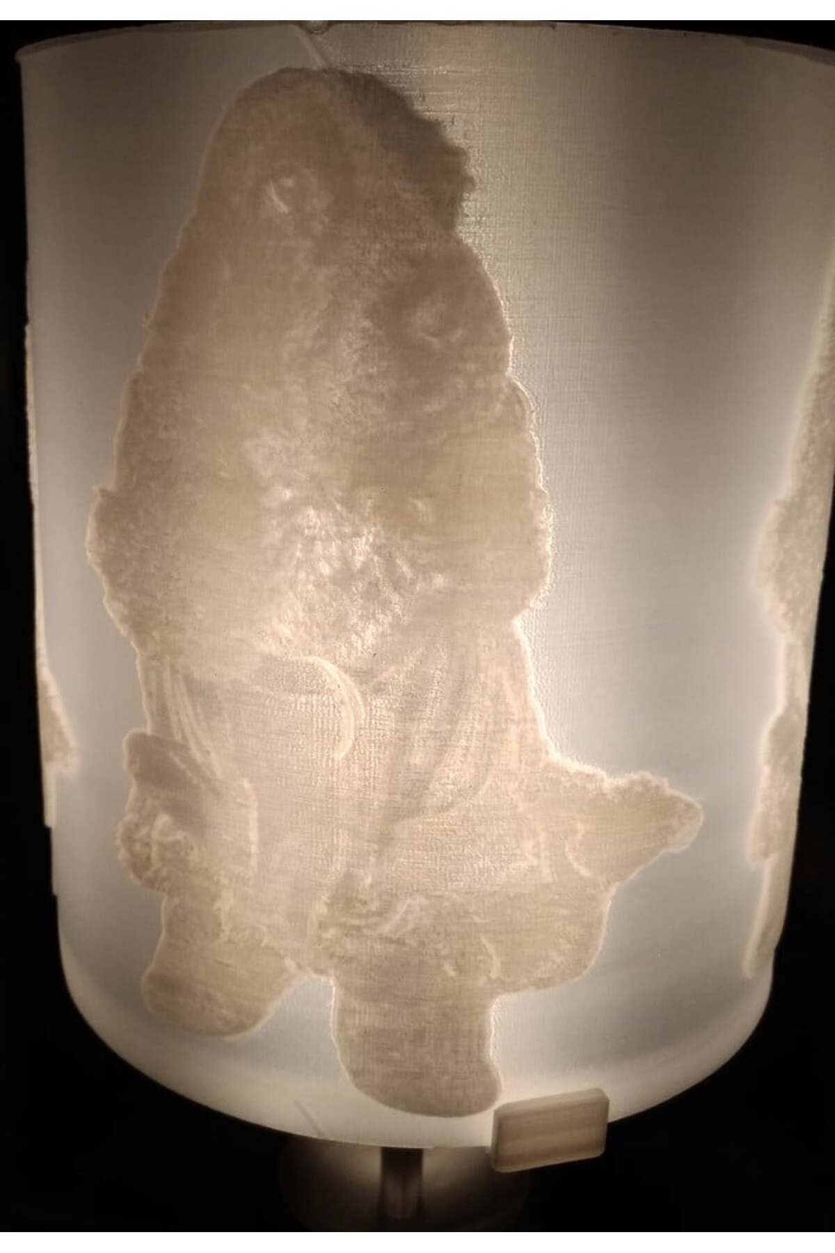 Lucest Litofan lamba gölgesi Cocker spaniel (Sylvester) (Plastik Aparattır!!!)