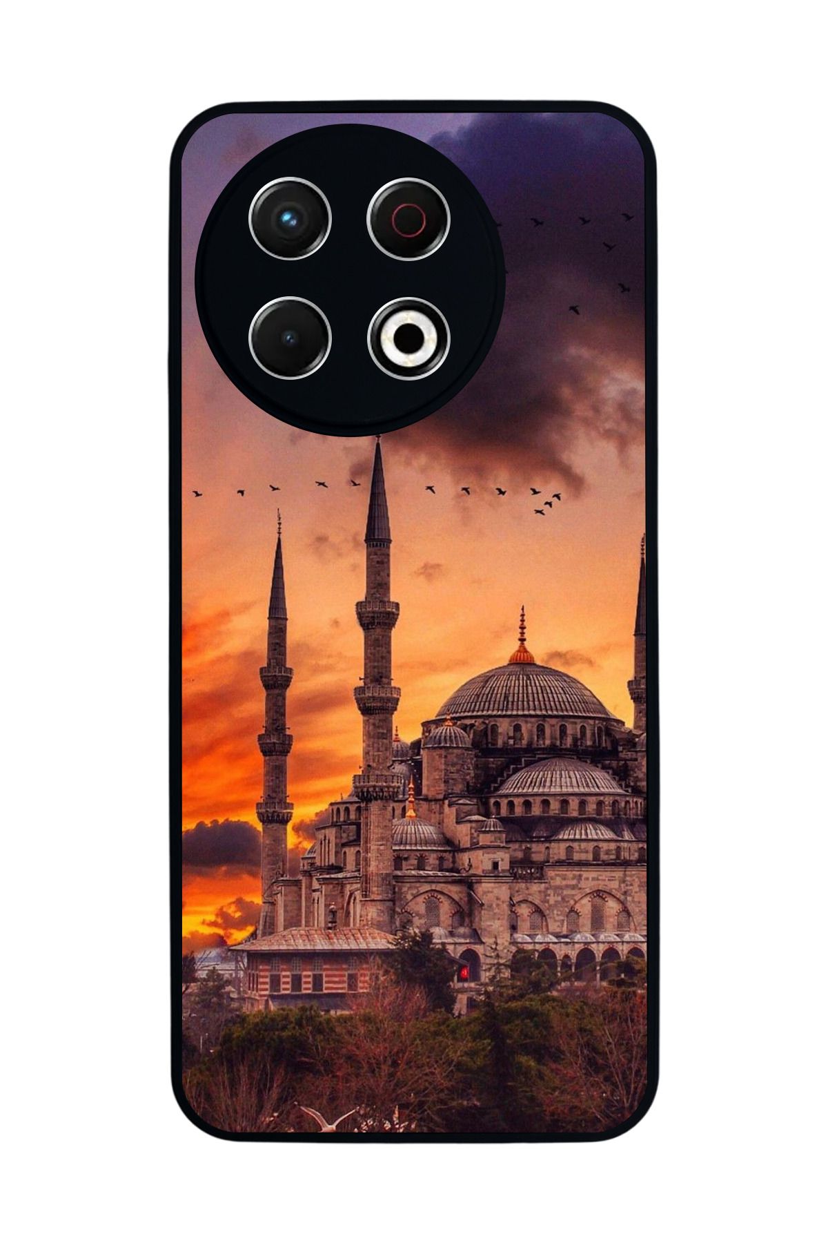TECNO Spark 30 Pro Mat Siyah Kılıf – Yumuşak Silikon, Koruyucu, Şok Emici Kapak