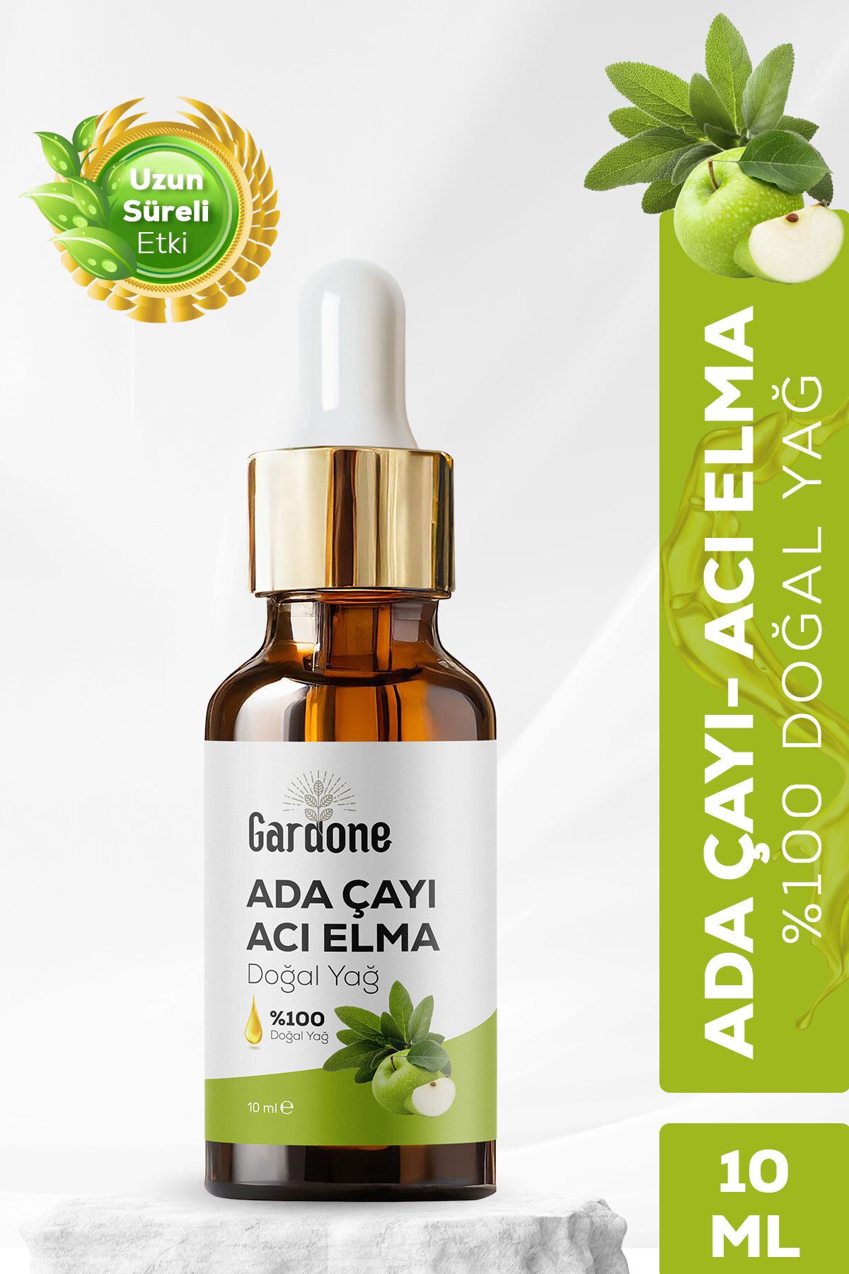 Gardone Ada Çayı Acı Elma Yağı Soğuk Sıkım %100 Saf ve Doğal Sage Bitter Apple 10ml