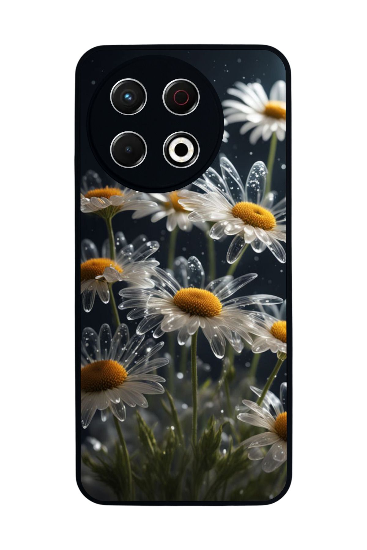 TECNO Spark 30 Pro Mat Siyah Kılıf – Yumuşak Silikon, Koruyucu, Şok Emici Kapak