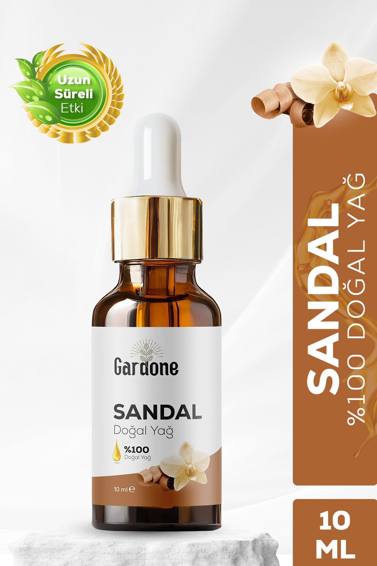 Gardone Sandal Yağı Soğuk Sıkım %100 Saf ve Doğal Sandalwood 10ml