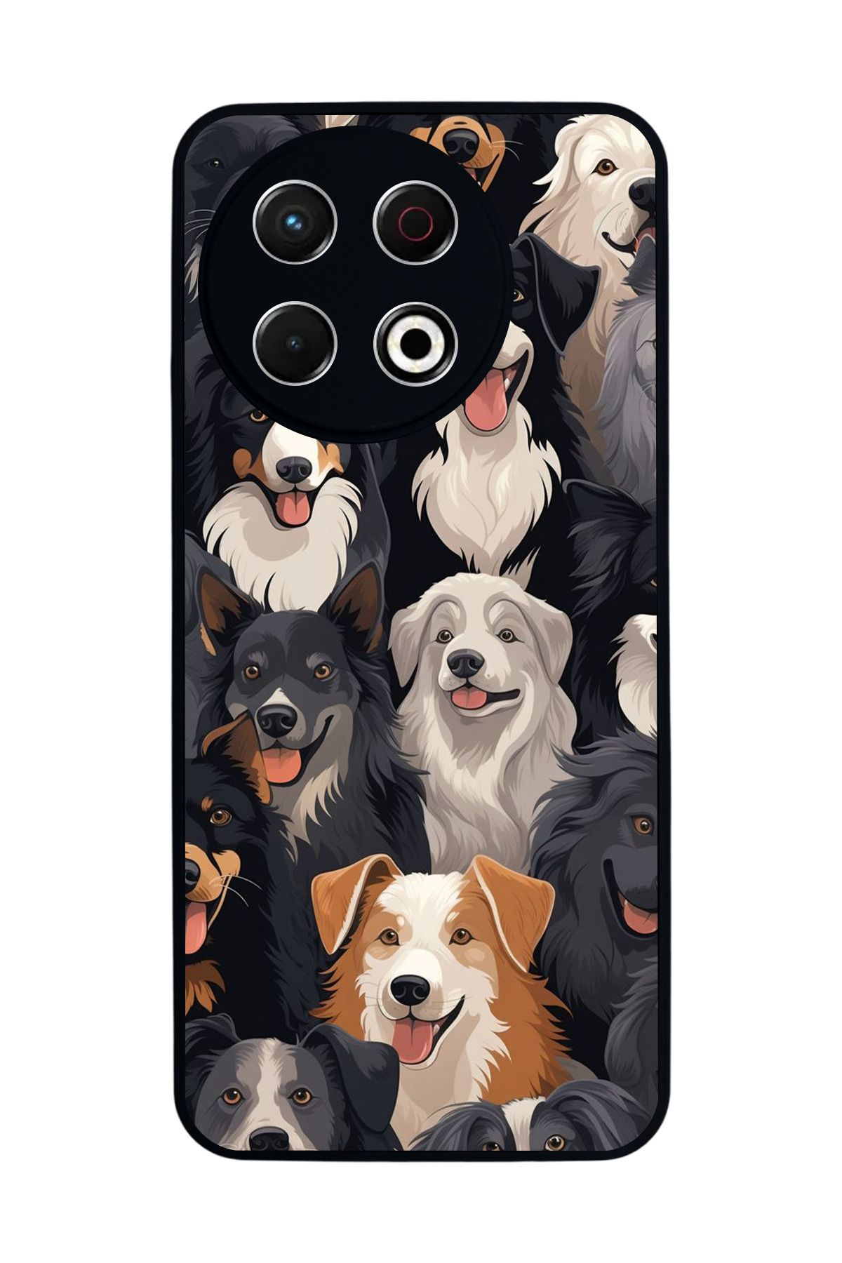 TECNO Spark 30 Pro Mat Siyah Kılıf – Yumuşak Silikon, Koruyucu, Şok Emici Kapak