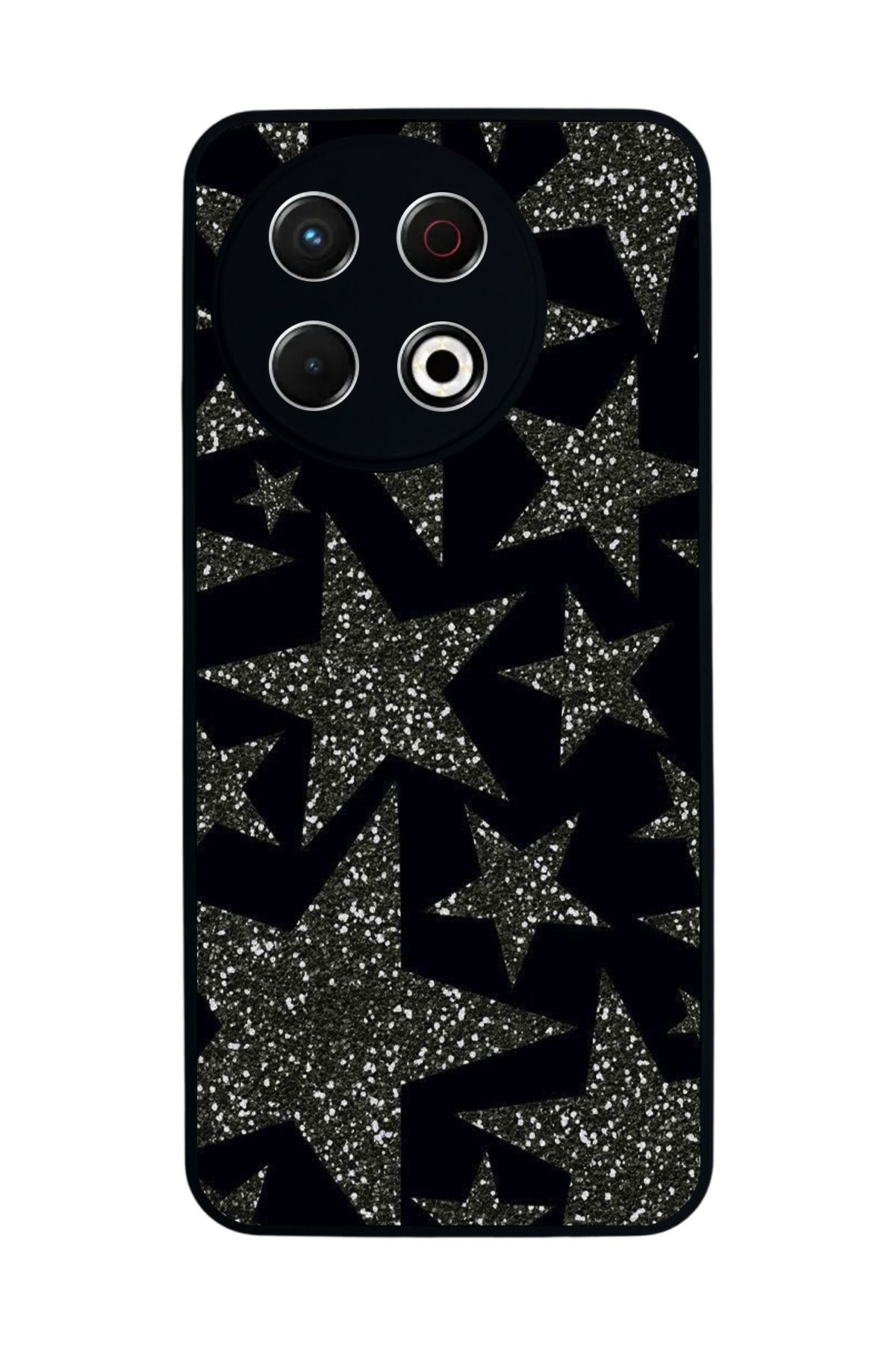 TECNO Spark 30 Pro Mat Siyah Kılıf – Yumuşak Silikon, Koruyucu, Şok Emici Kapak