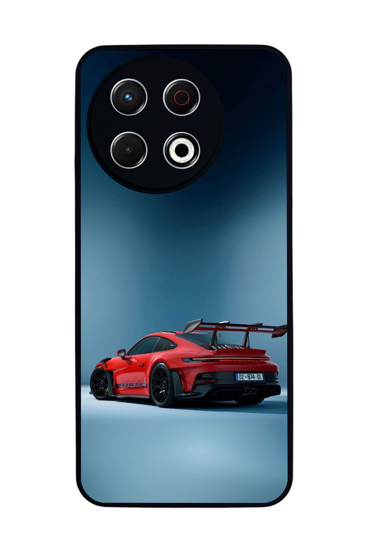 TECNO Spark 30 Pro Mat Siyah Kılıf – Yumuşak Silikon, Koruyucu, Şok Emici Kapak