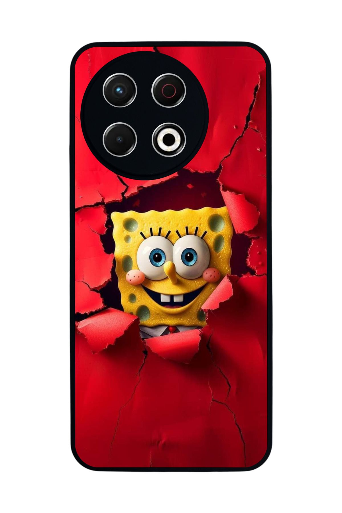 TECNO Spark 30 Pro Mat Siyah Kılıf – Yumuşak Silikon, Koruyucu, Şok Emici Kapak