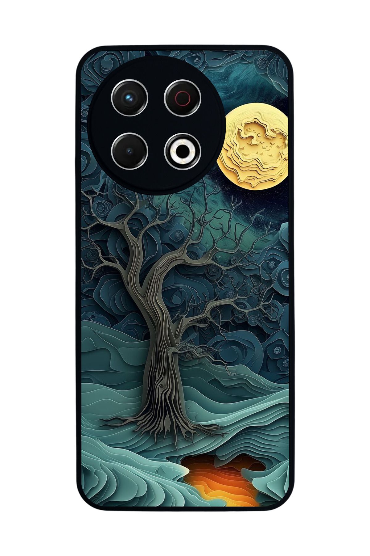 TECNO Spark 30 Pro Mat Siyah Kılıf – Yumuşak Silikon, Koruyucu, Şok Emici Kapak