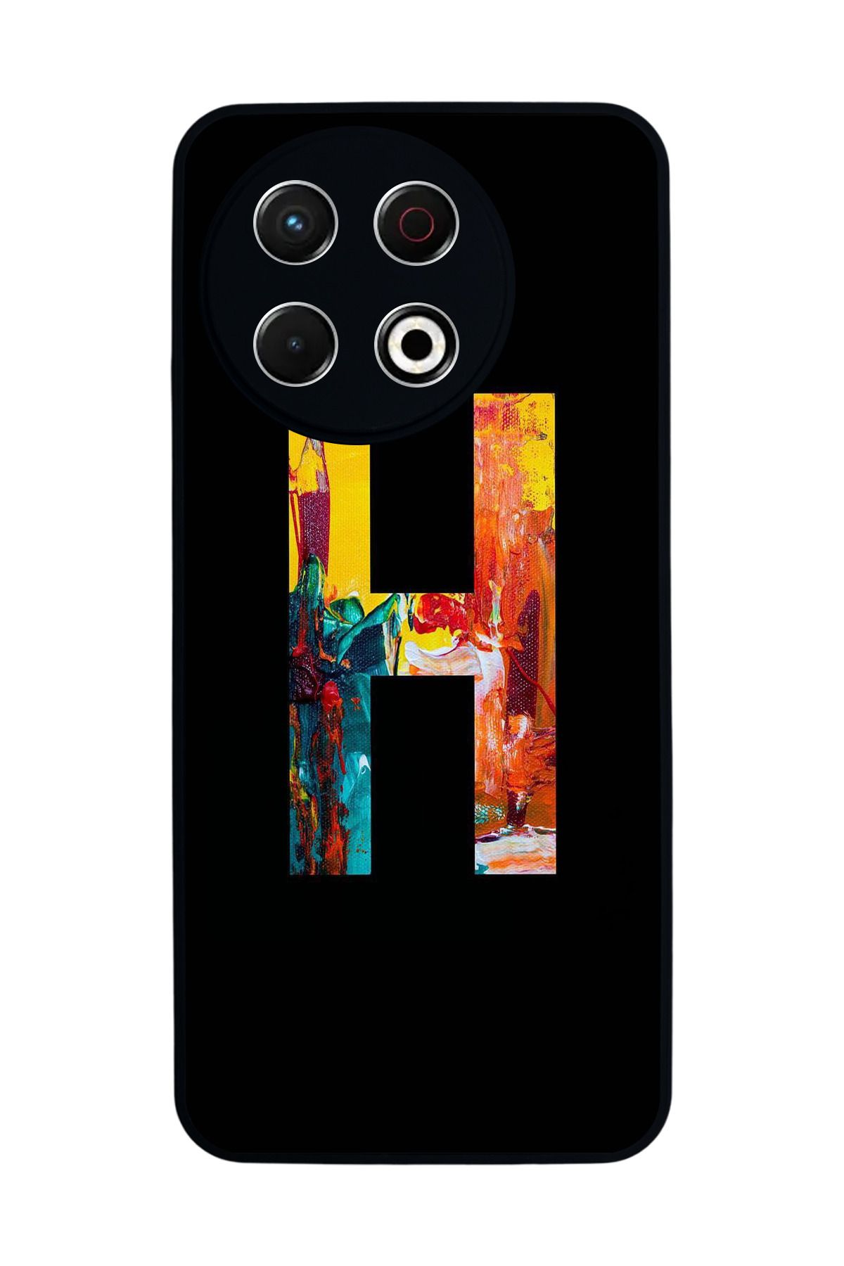TECNO Spark 30 Pro Mat Siyah Kılıf – Yumuşak Silikon, Koruyucu, Şok Emici Kapak