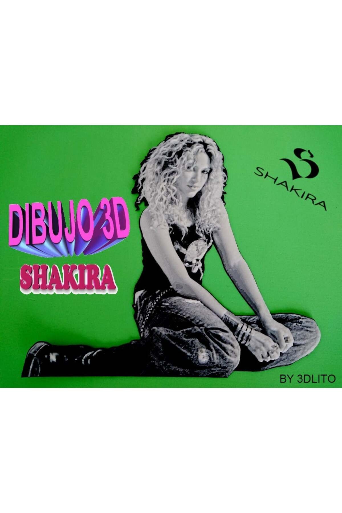 Lucest SHAKIRA 3D Çizim (Plastik Aparattır!!!)