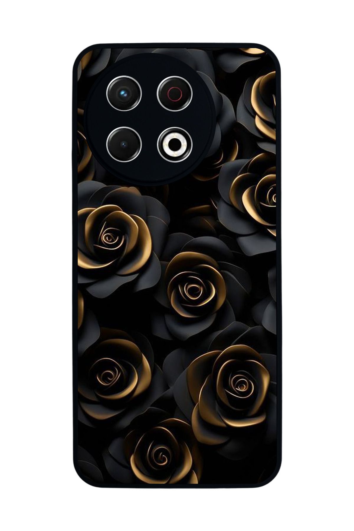 TECNO Spark 30 Pro Mat Siyah Kılıf – Yumuşak Silikon, Koruyucu, Şok Emici Kapak