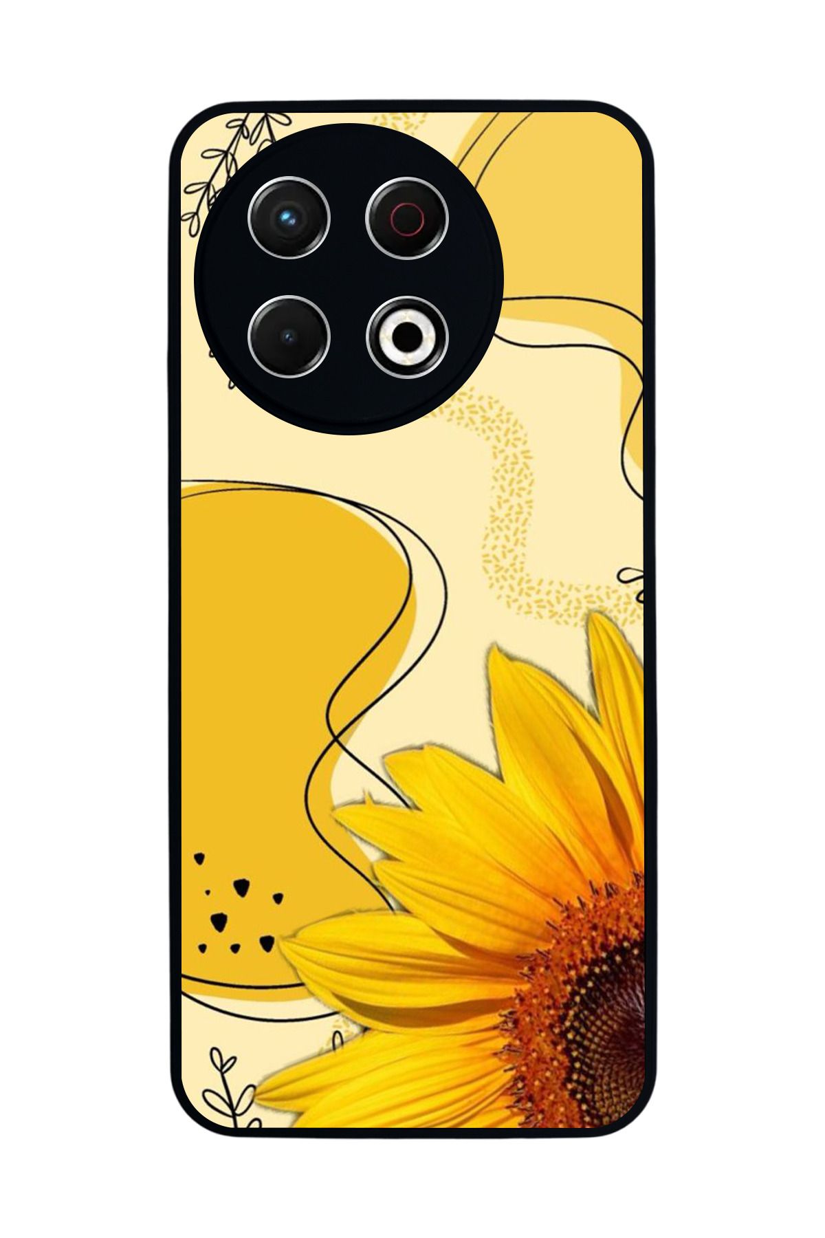 TECNO Spark 30 Pro Mat Siyah Kılıf – Yumuşak Silikon, Koruyucu, Şok Emici Kapak