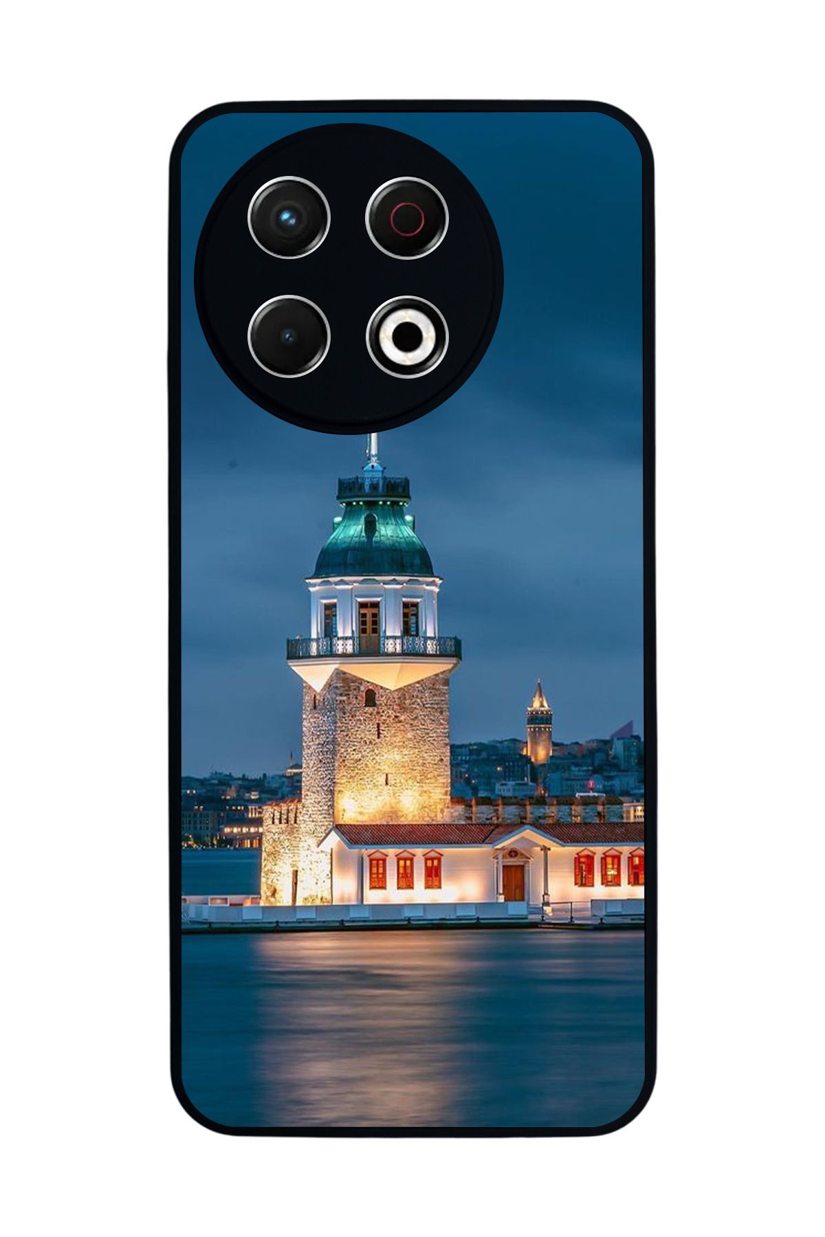 TECNO Spark 30 Pro Mat Siyah Kılıf – Yumuşak Silikon, Koruyucu, Şok Emici Kapak
