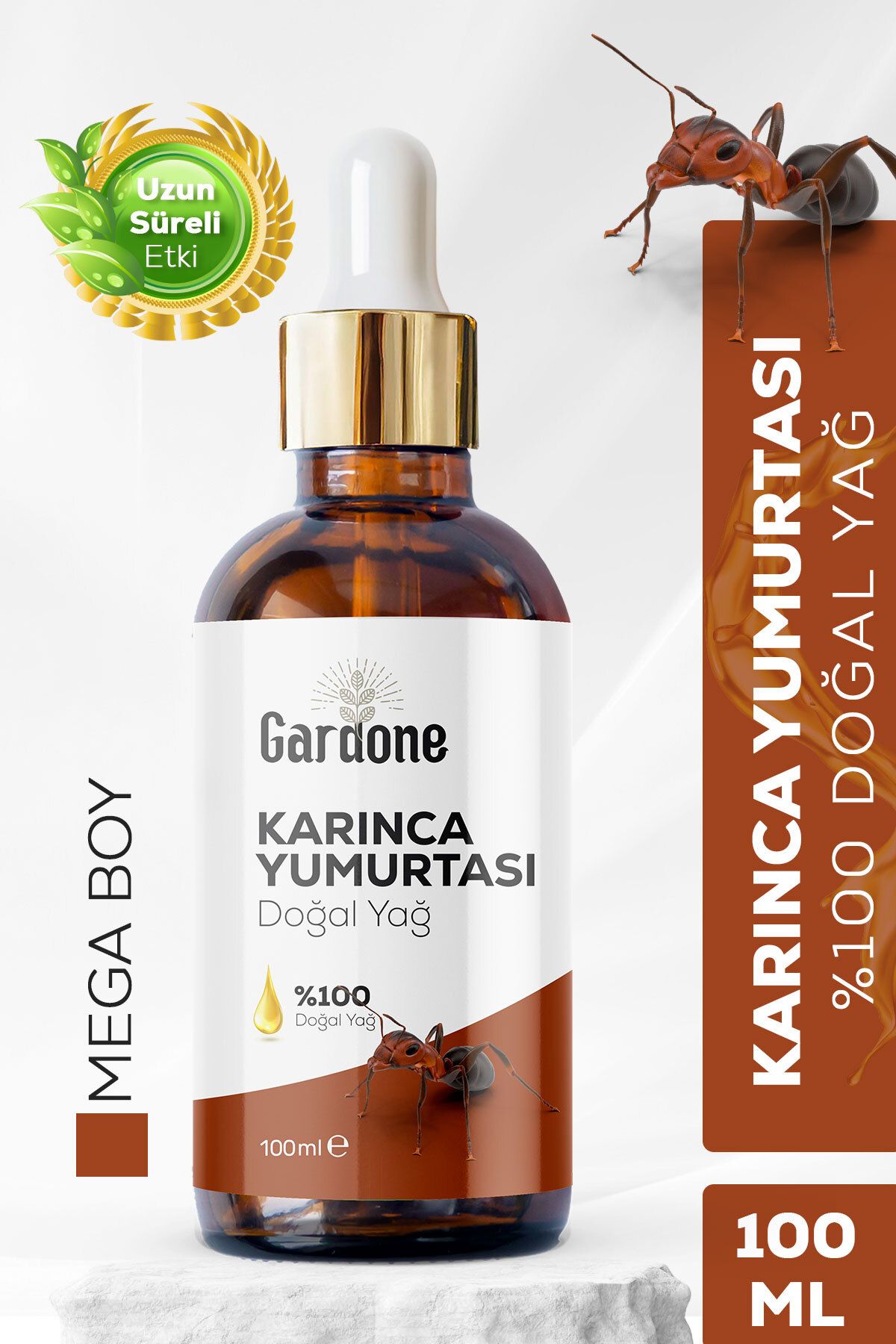 Gardone Karınca Yumurtası Yağı Soğuk Sıkım %100 Saf ve Doğal Ant Egg 100ml