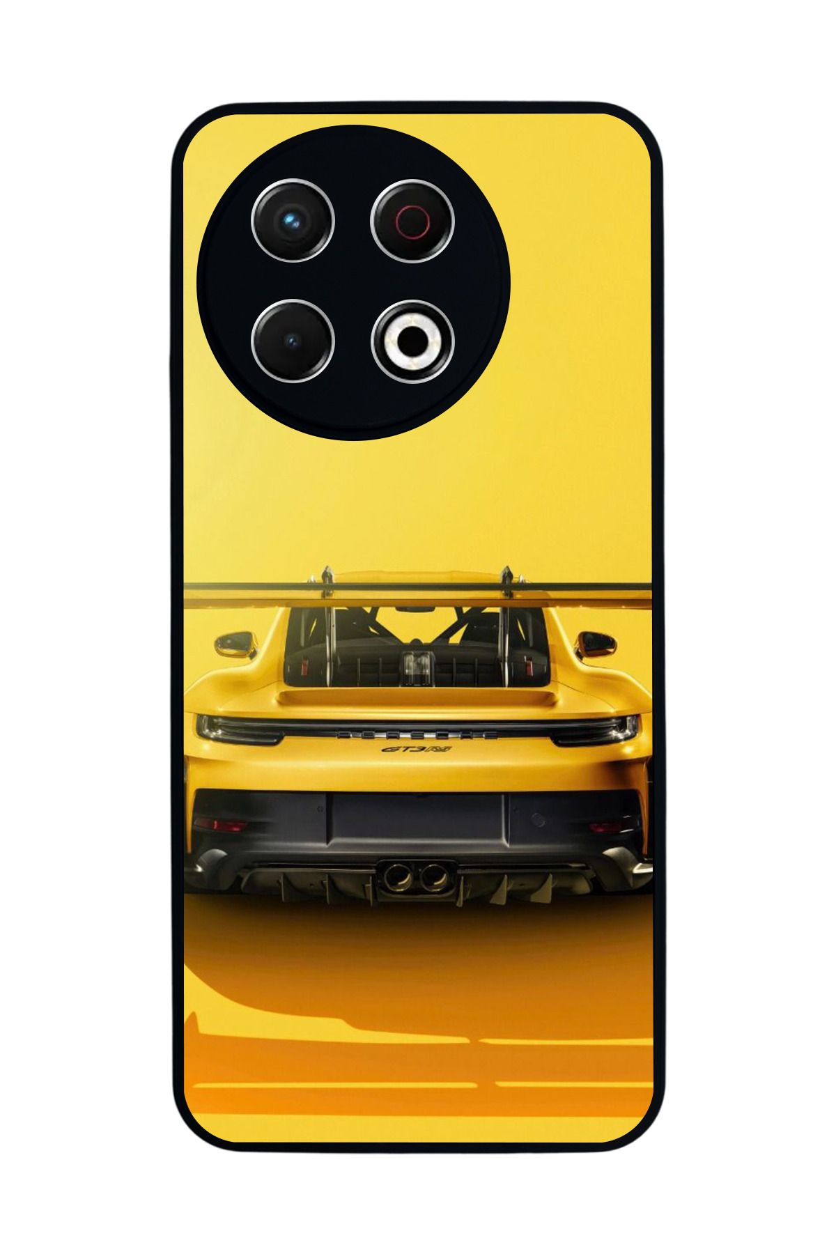 TECNO Spark 30 Pro Mat Siyah Kılıf – Yumuşak Silikon, Koruyucu, Şok Emici Kapak