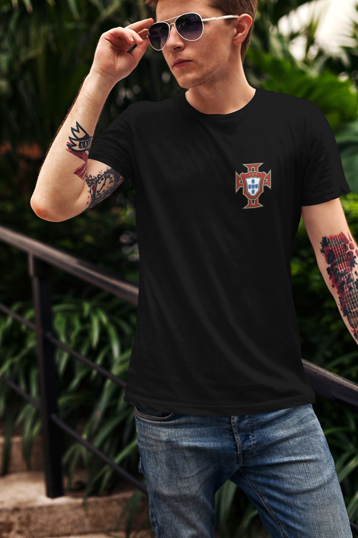Biy Store Portekiz milli takım forma cristiano ronaldo futbol sırt baskılı unisex kısa kollu tişört t-shirt