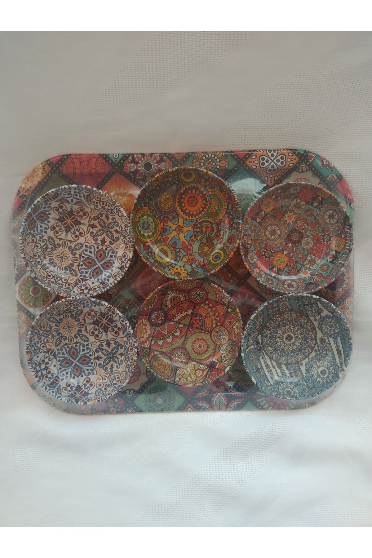 silk es collections Otantik 6'lı Sunumluk Kase
