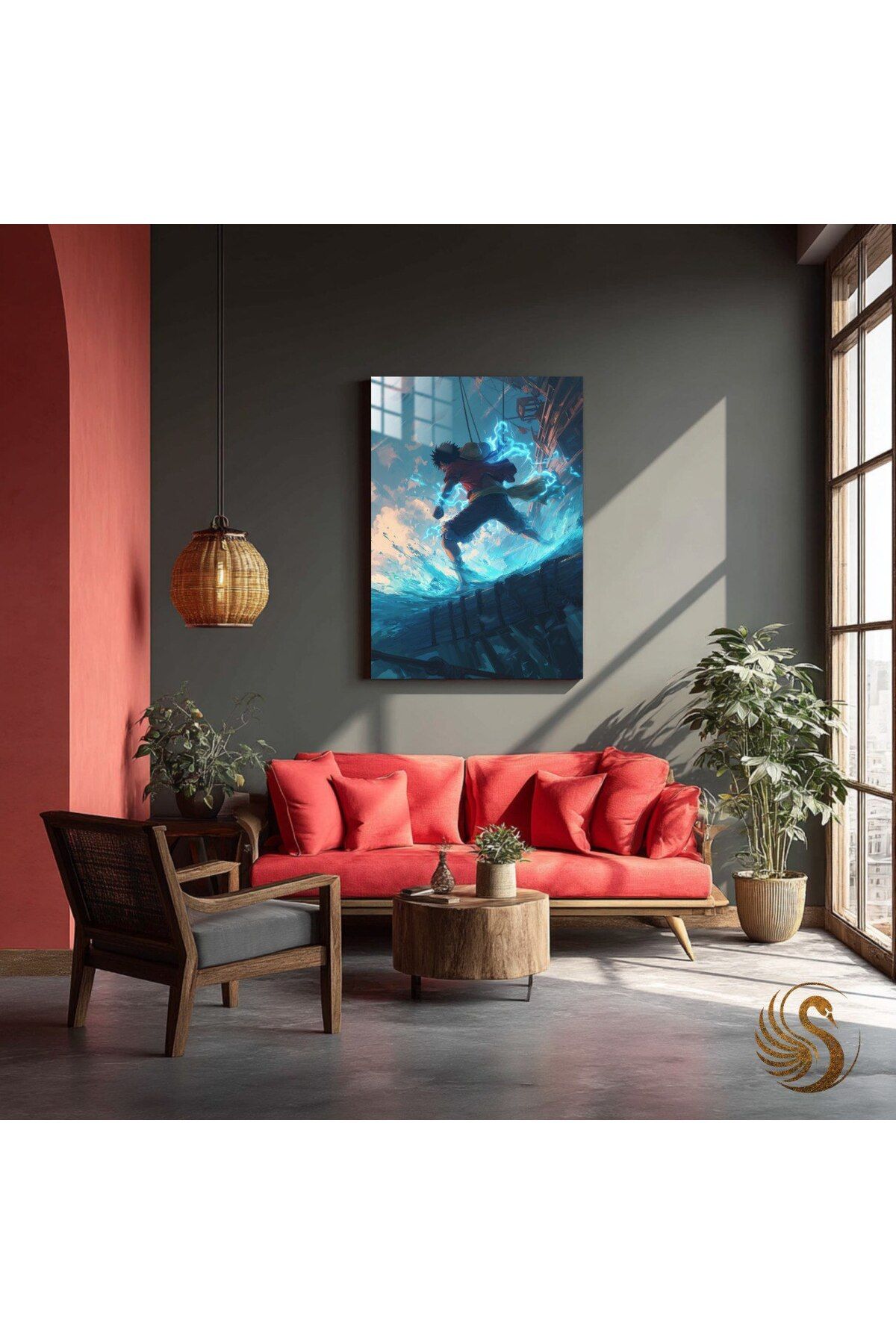 Lora Loom Anime Metal Poster – Monkey D. Luffy | One Piece Duvar Dekoru, Otaku Hediyesi, Mugiwara Anime Poster