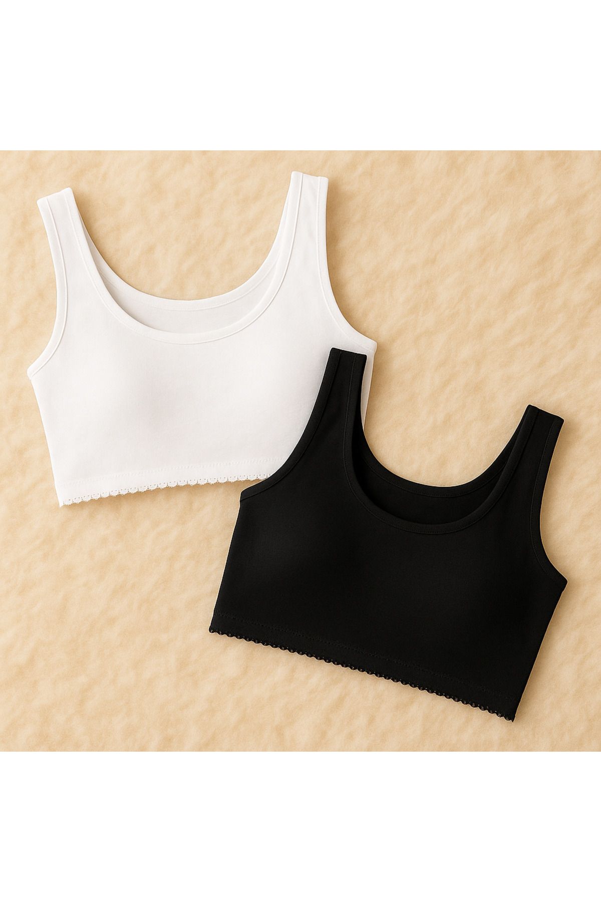 Loule Kadın Giyim 2 Adet Pamuklu & Elastan Body Sütyen LL.23.ILK72.001